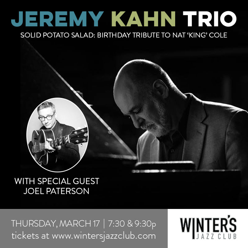 Jeremy Kahn Trio With Special Guest Joel Paterson