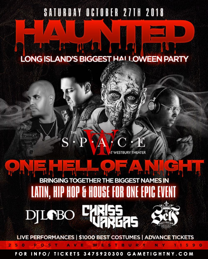 Halloween Haunted Party At Space At Westbury Theater 2018