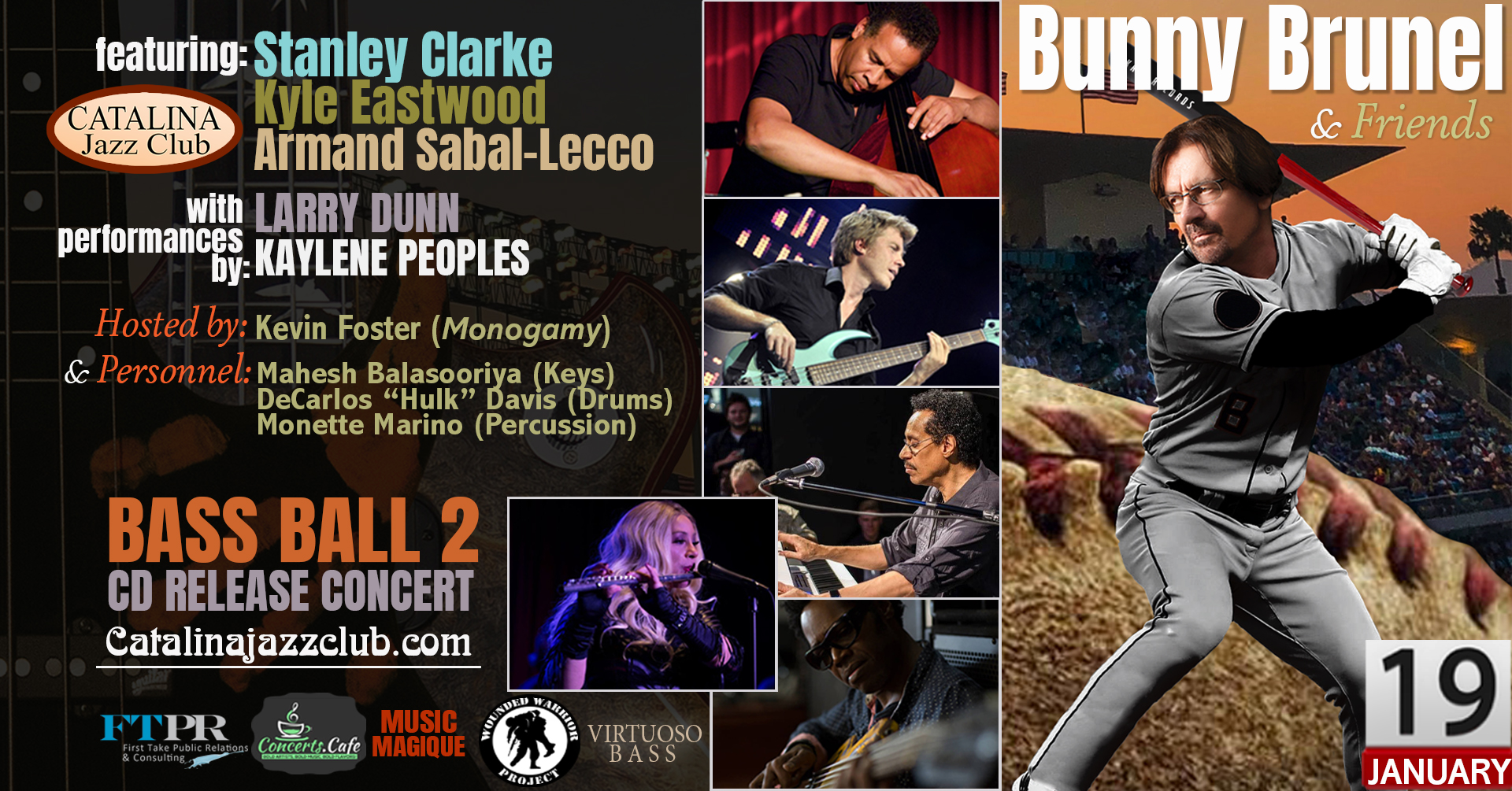 Bunny Brunel & Friends Bass Ball 2 CD Release Concert