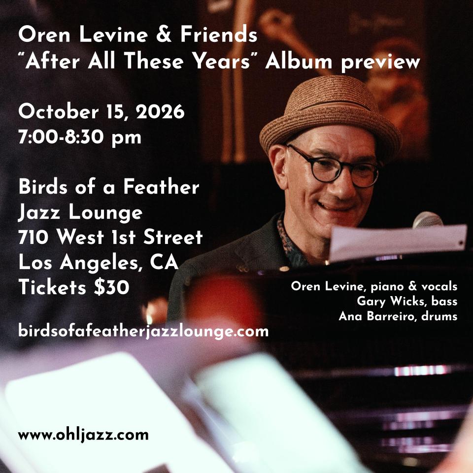 Oren Levine & Friends Album Preview — jazz photo by Oren Levine | All About Jazz