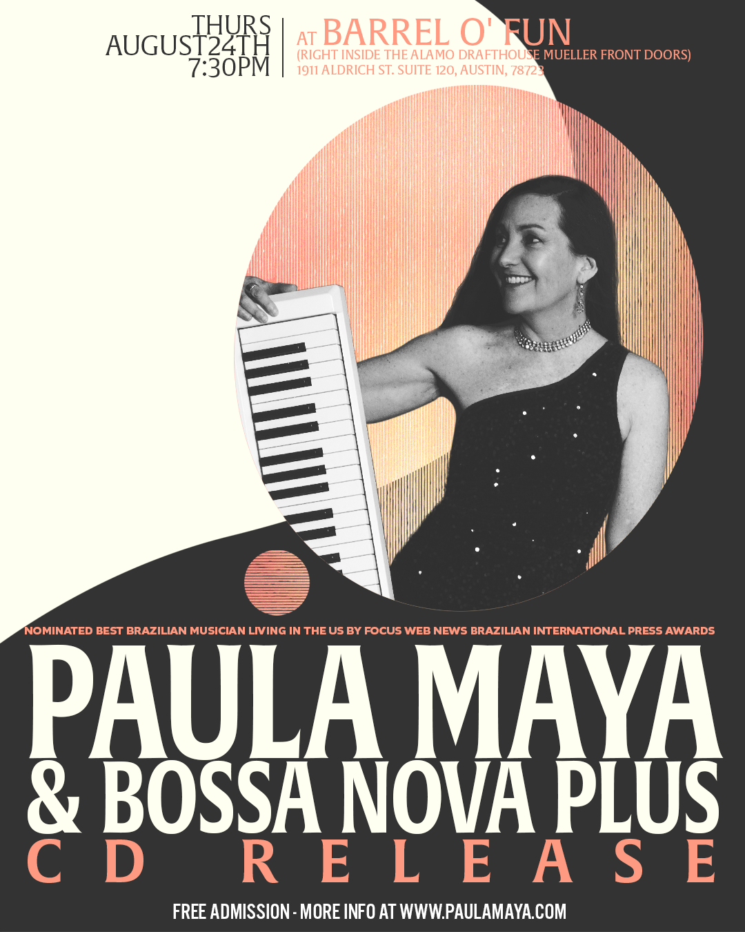 Paula Maya & Bossa Nova Plus Album Release Party