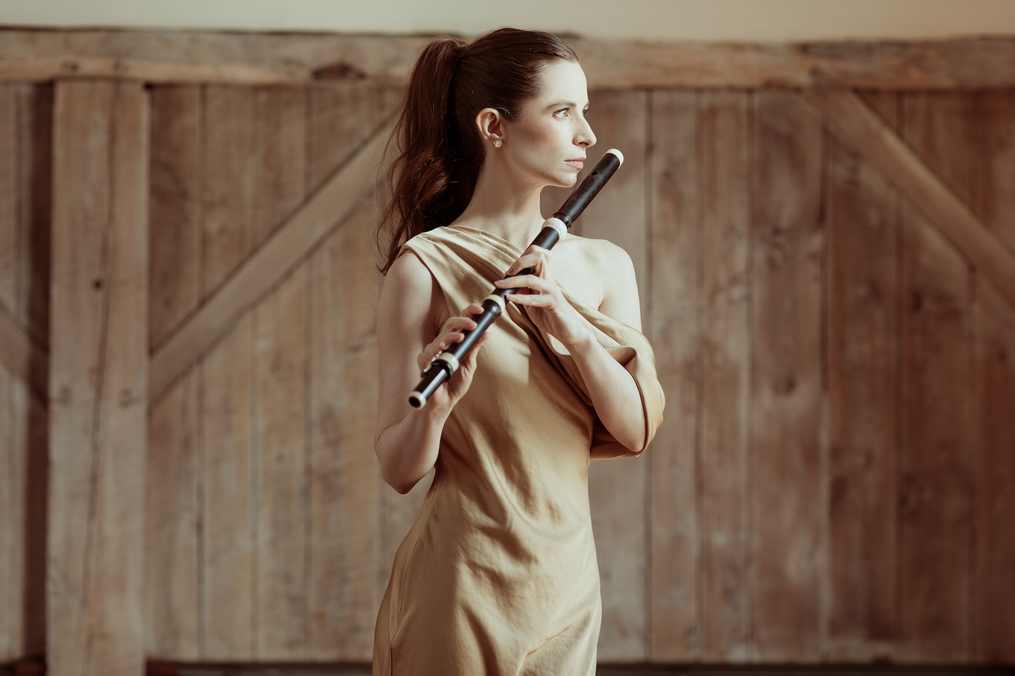 Gathernyc: Emi Ferguson (flute) + Dan Tepfer (clavichord)