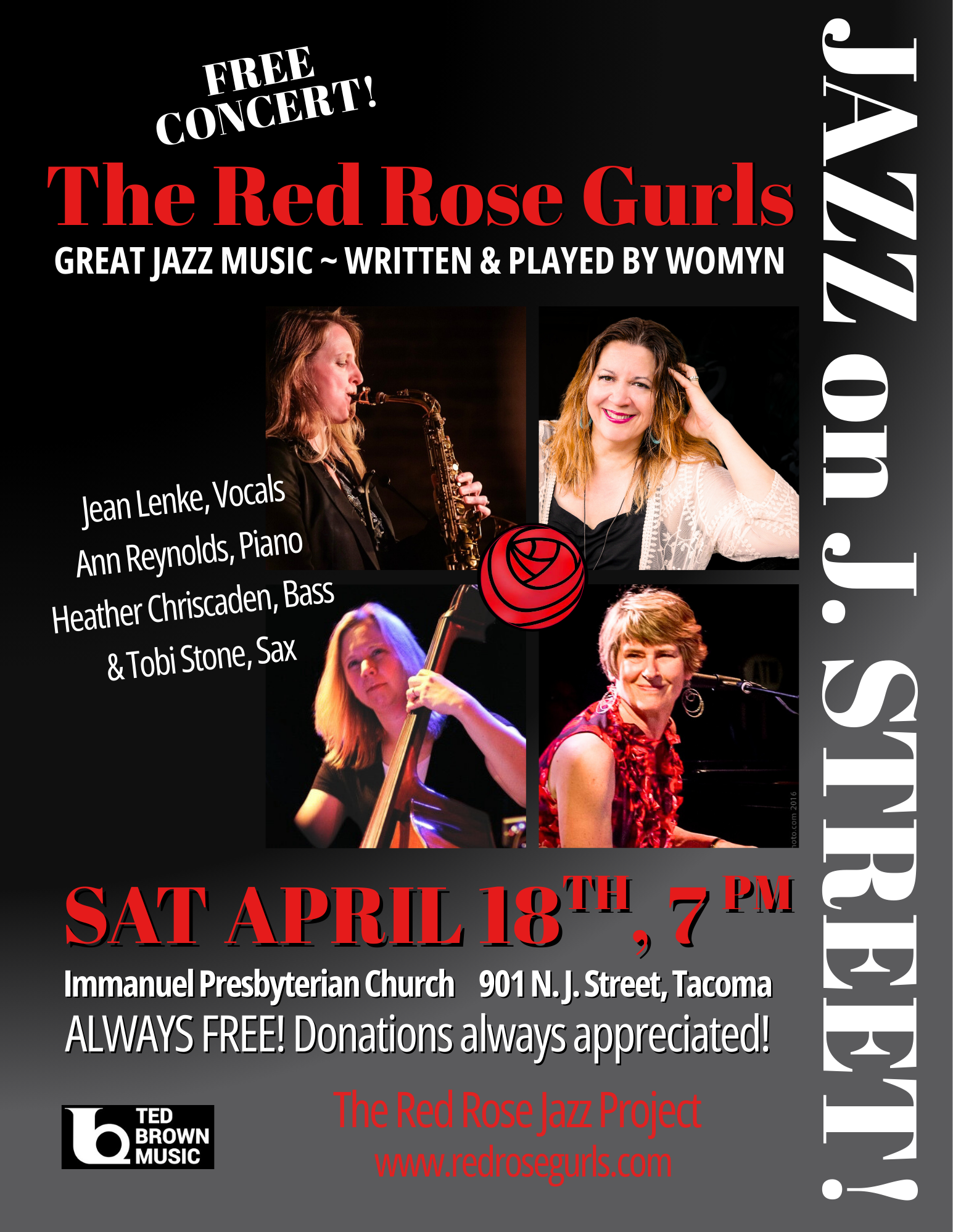 The Red Rose Jazz Project — jazz photo by Jean Lenke | All About Jazz