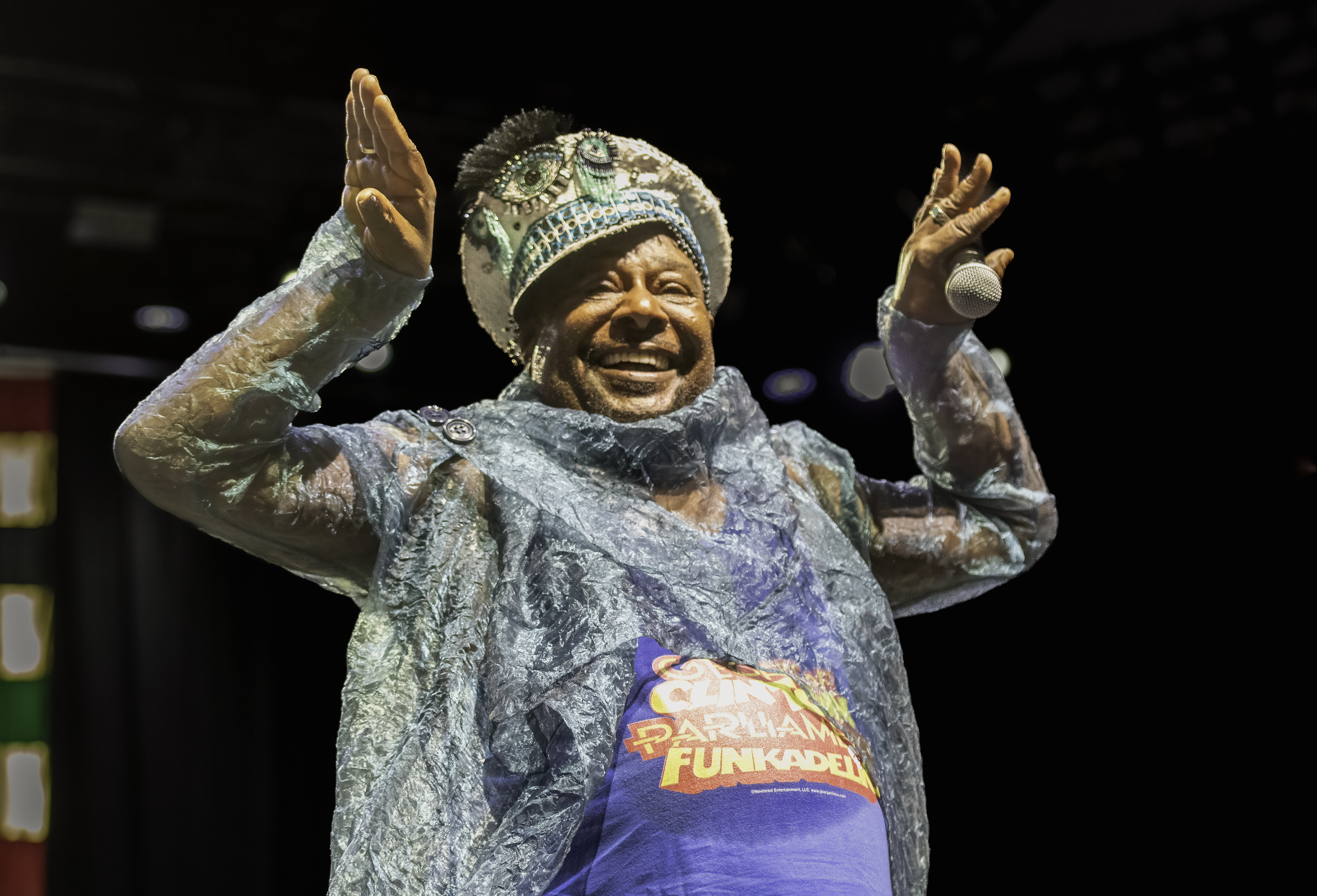 George Clinton and P-Funk on the One Nation Under A Groove Tour at Central Park SummerStage