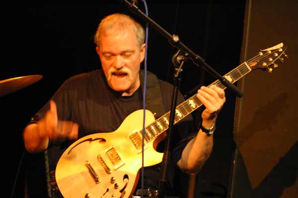 John Abercrombie with the "John Abercrombie Organ Trio" at Amr, Sud Des Alpes, Geneva, Switzerland, 2004