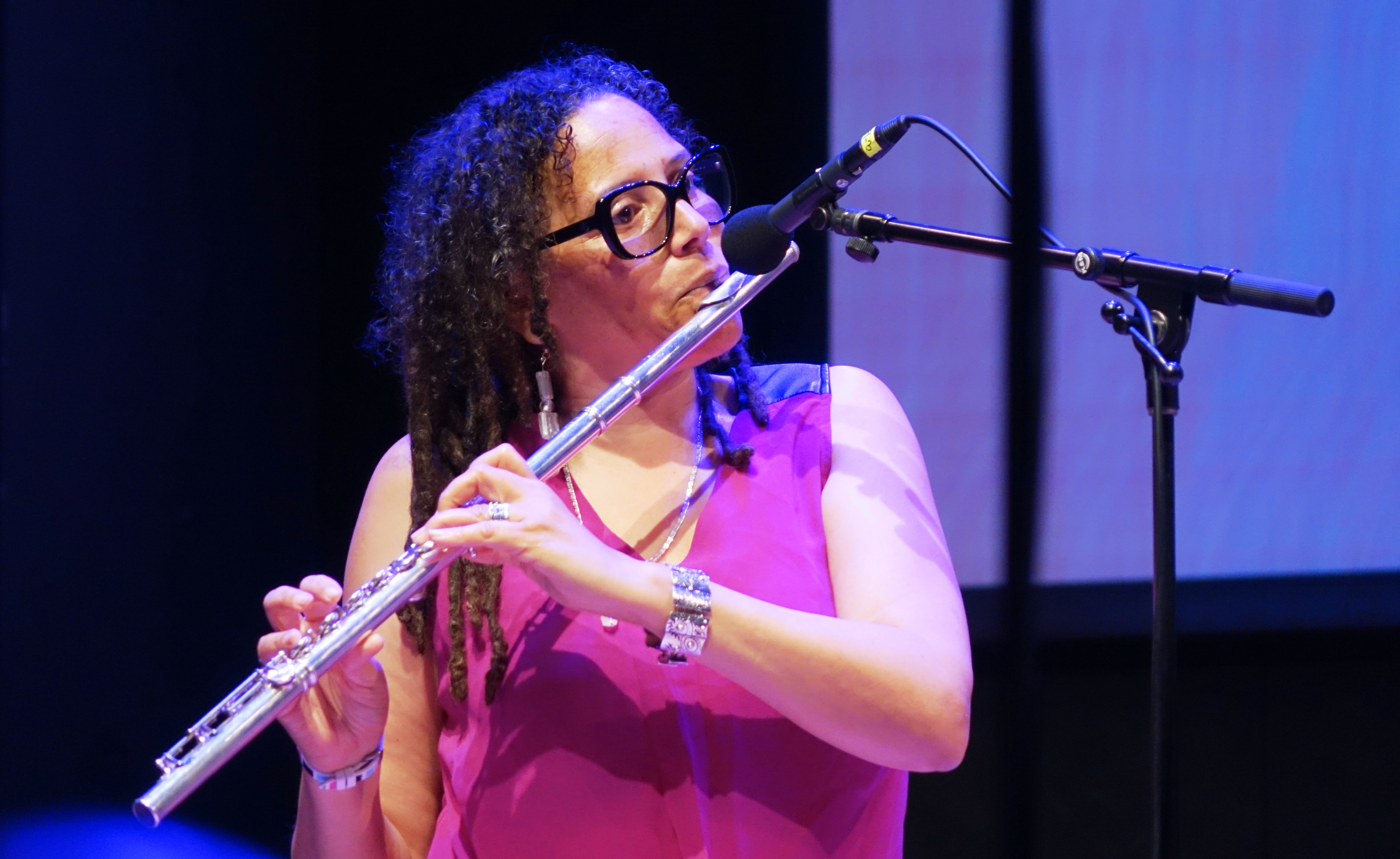 Nicole Mitchell at Roulette, Brooklyn in May 2018