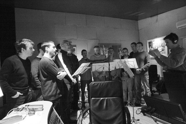 Recording of the CD of the Group "Lebocal" at Studio de la Buissonne, Avignon, France, March 2006