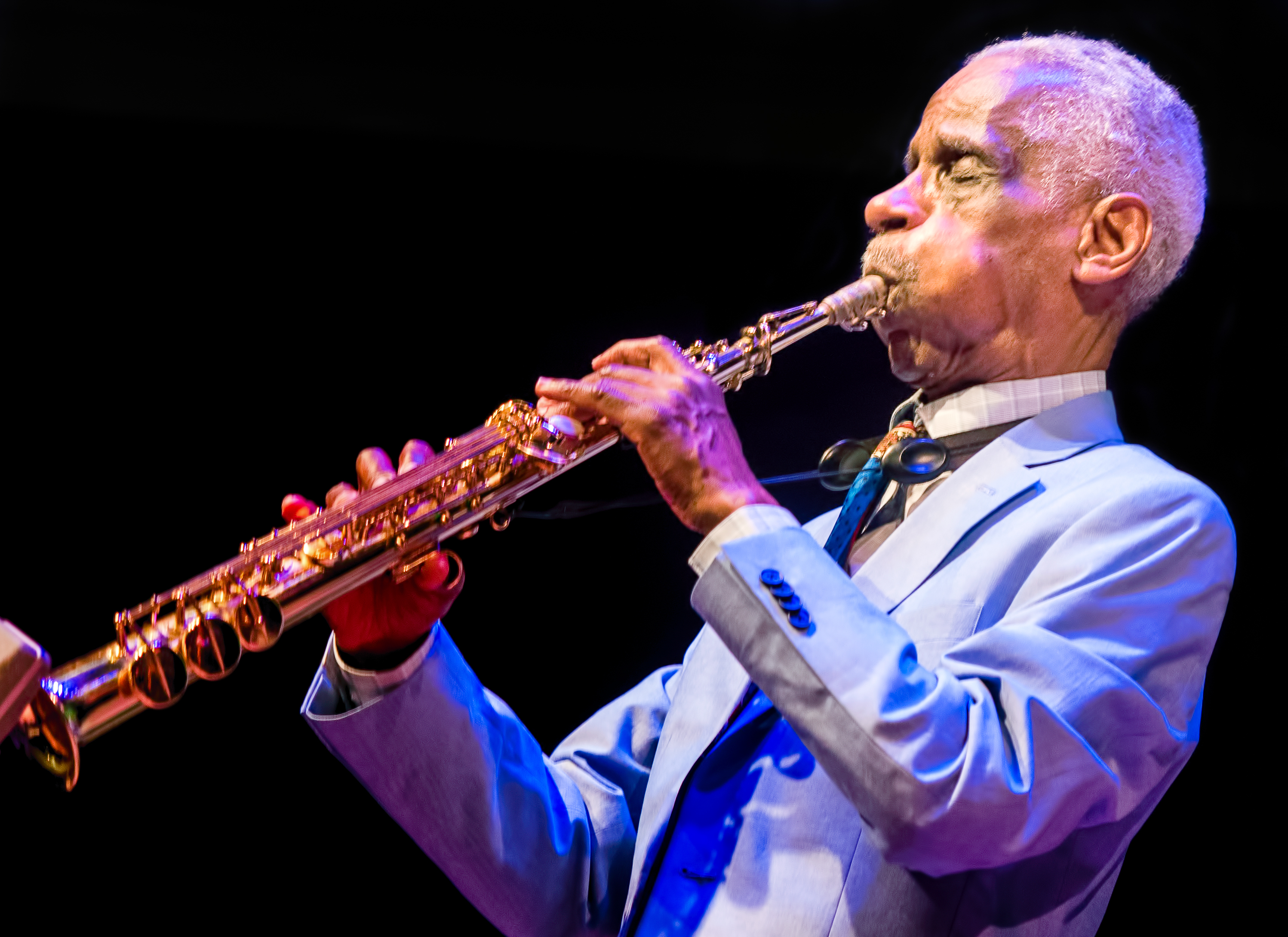 Roscoe Mitchell with the Space Trio At the Vision Festival 2018