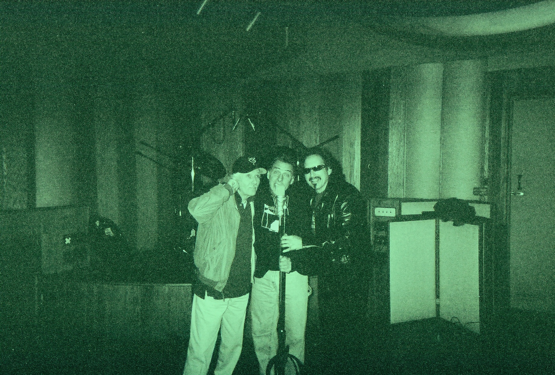 Jazz Drummer Vince Lateano Headhunters Drummer Mike Clark on a Tony Adamo Recording Session