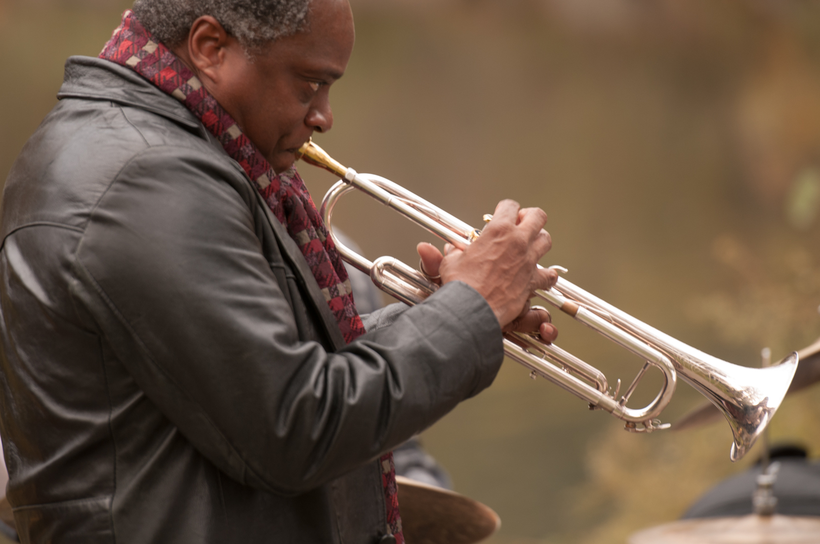 James Zollar with the Yosvanny Terry Quartet at Jazz and Colors in Central Park