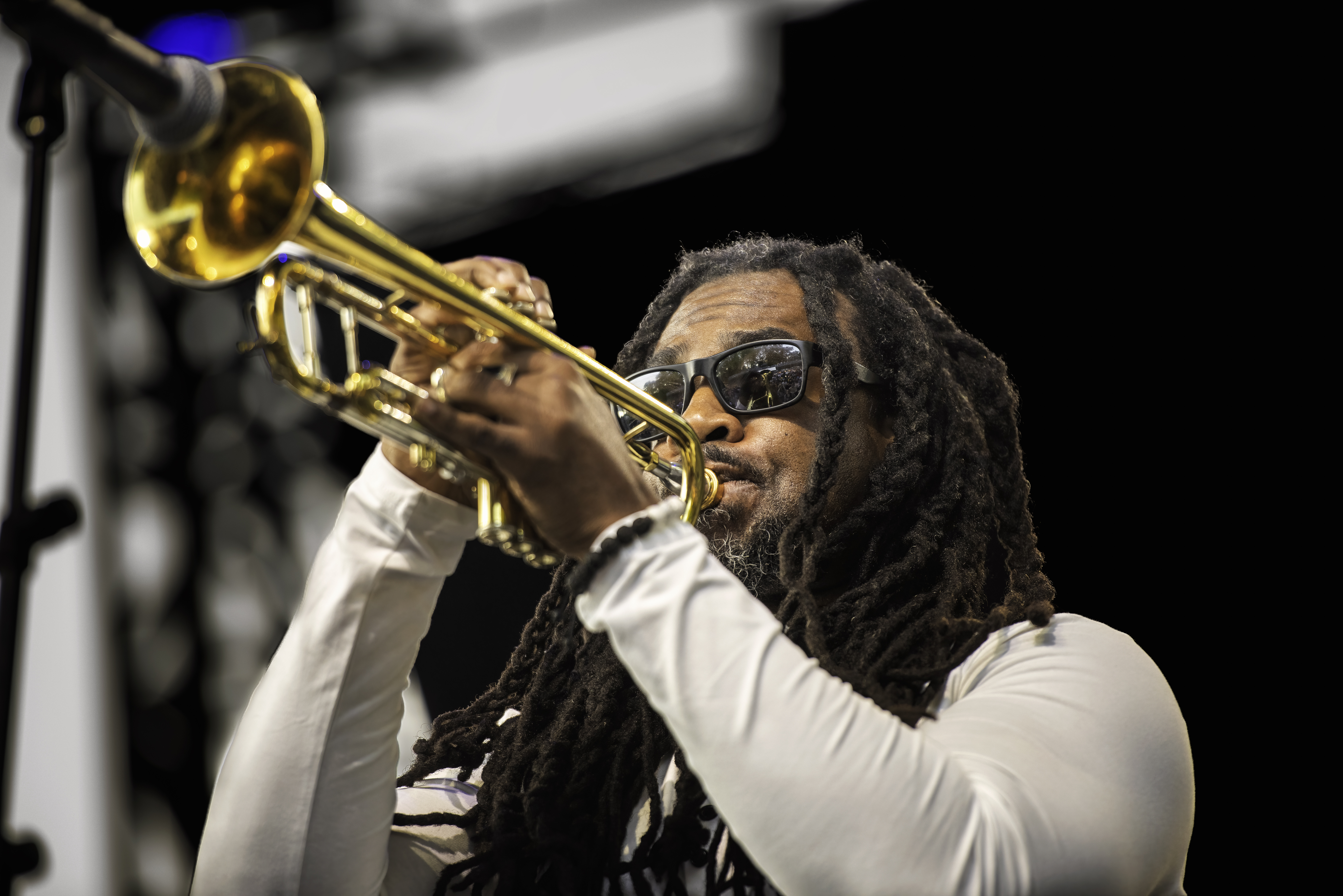 JS Williams with Blu Eye Extinction on the One Nation Under A Groove Tour at Central Park SummerStage