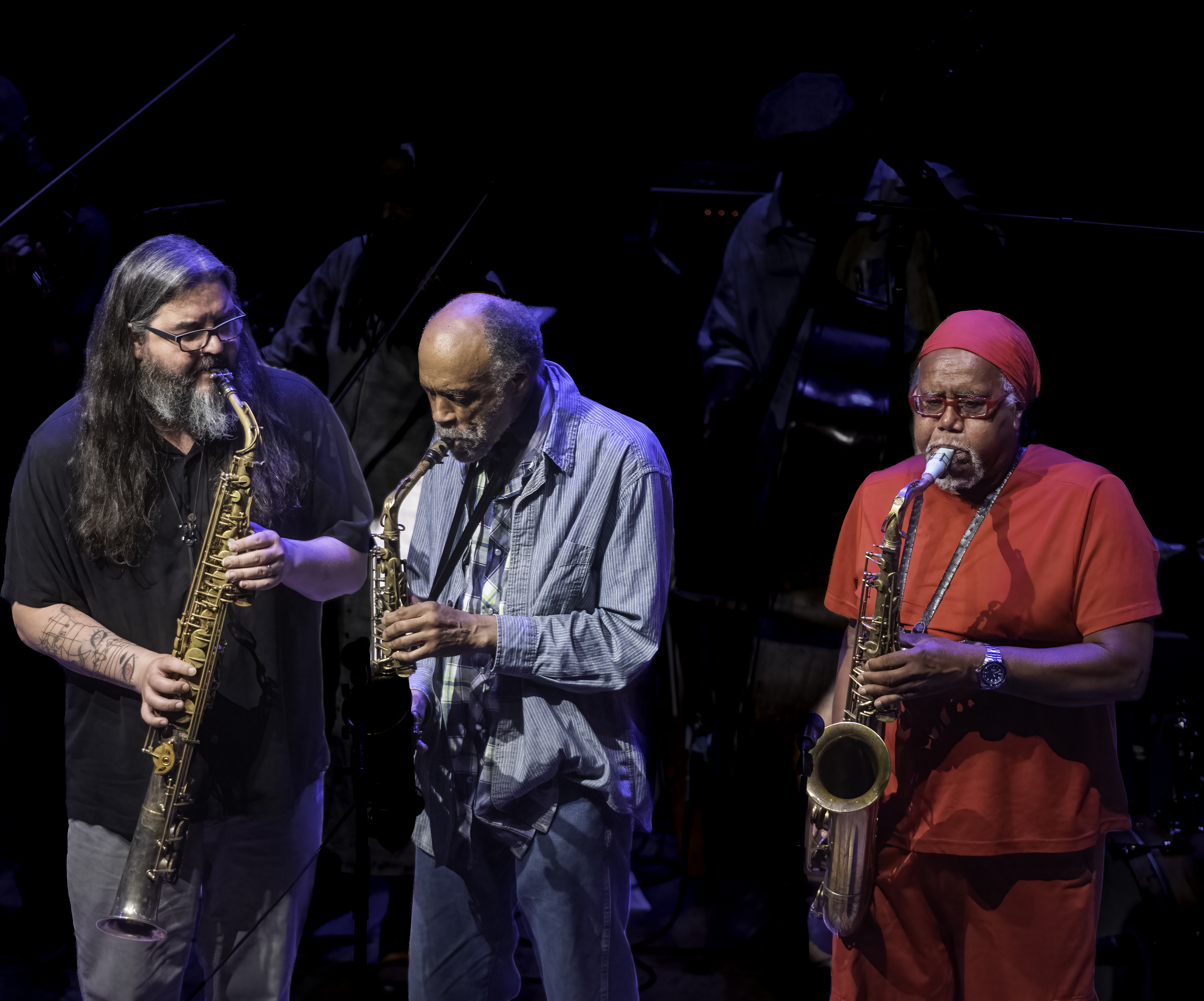 the Edward "Kidd" Jordan Memorial Concert at Roulette in Brooklyn