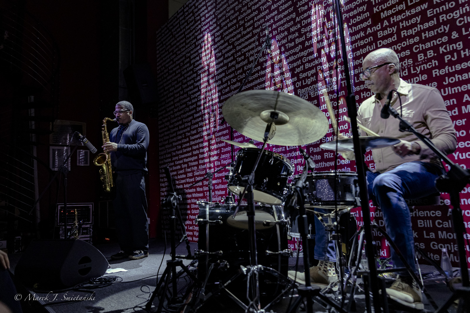 James Brandon Lewis & Chad Taylor — jazz photo by Marek J. Śmietański | All About Jazz