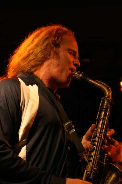 Hayden Chisholm with "Nils Wogram - Root 70" at Amr, Sud Des Alpes, Geneva, Switzerland, 2005