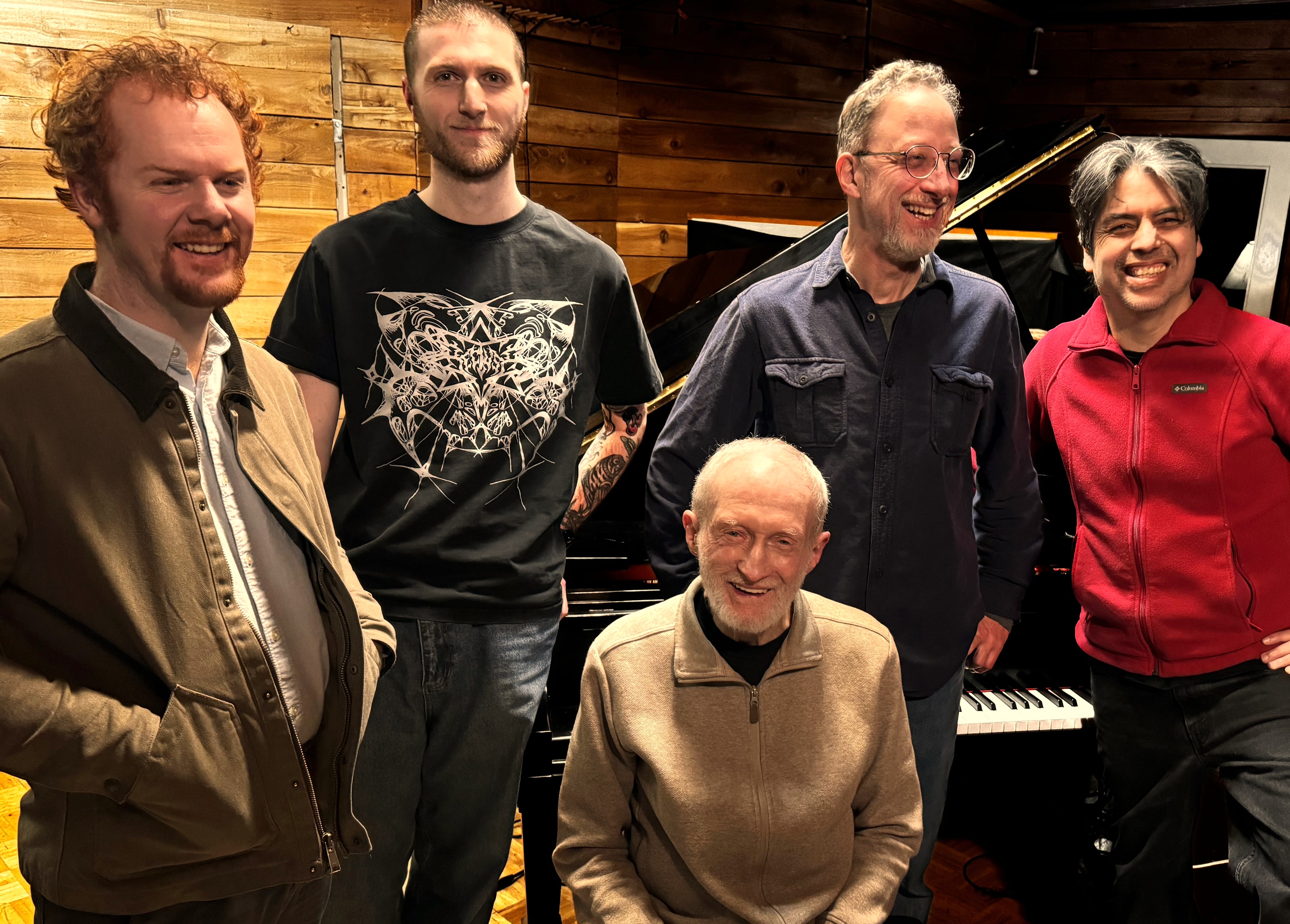 Rob and Rhythm Section in the Studio — jazz photo by Rob McGilton | All About Jazz