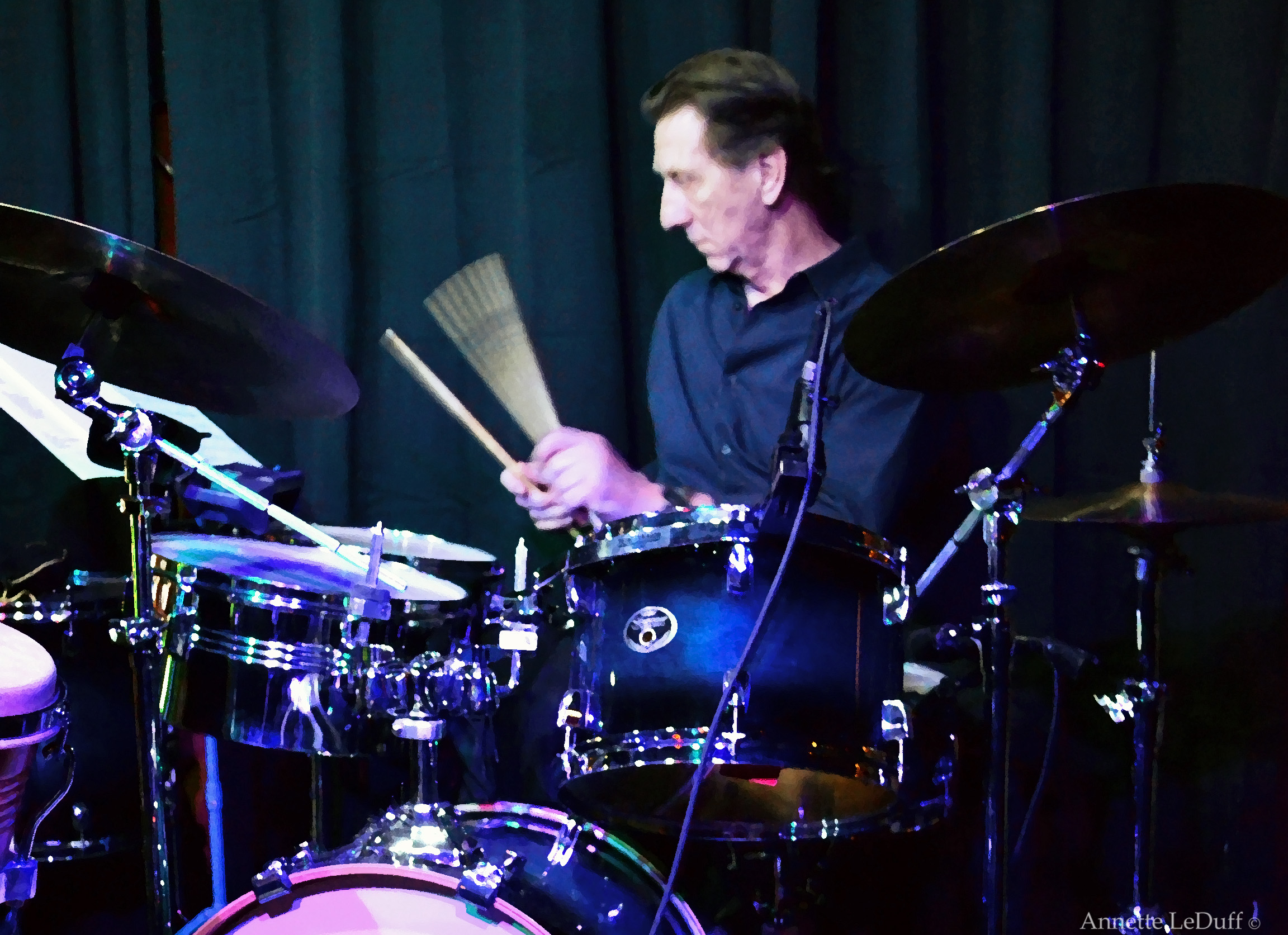 Chuck Golemba on Drums with Nuevo Jazz Detroit