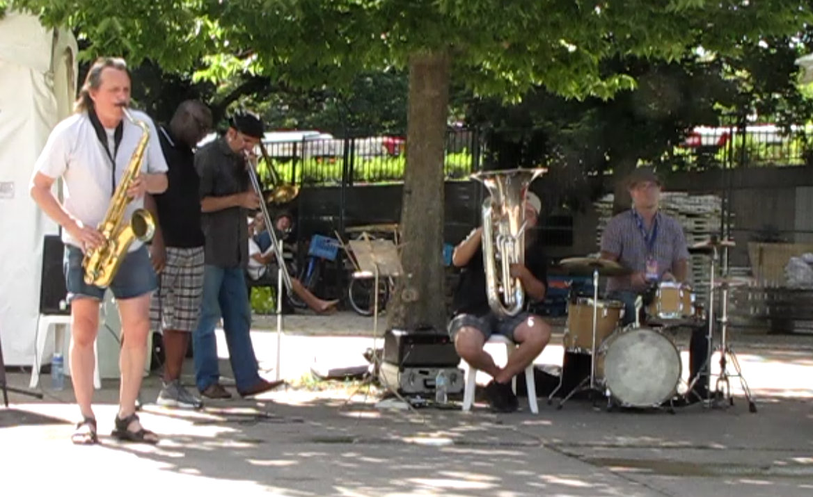 Mark on sax @ Ottawa Jazzfest