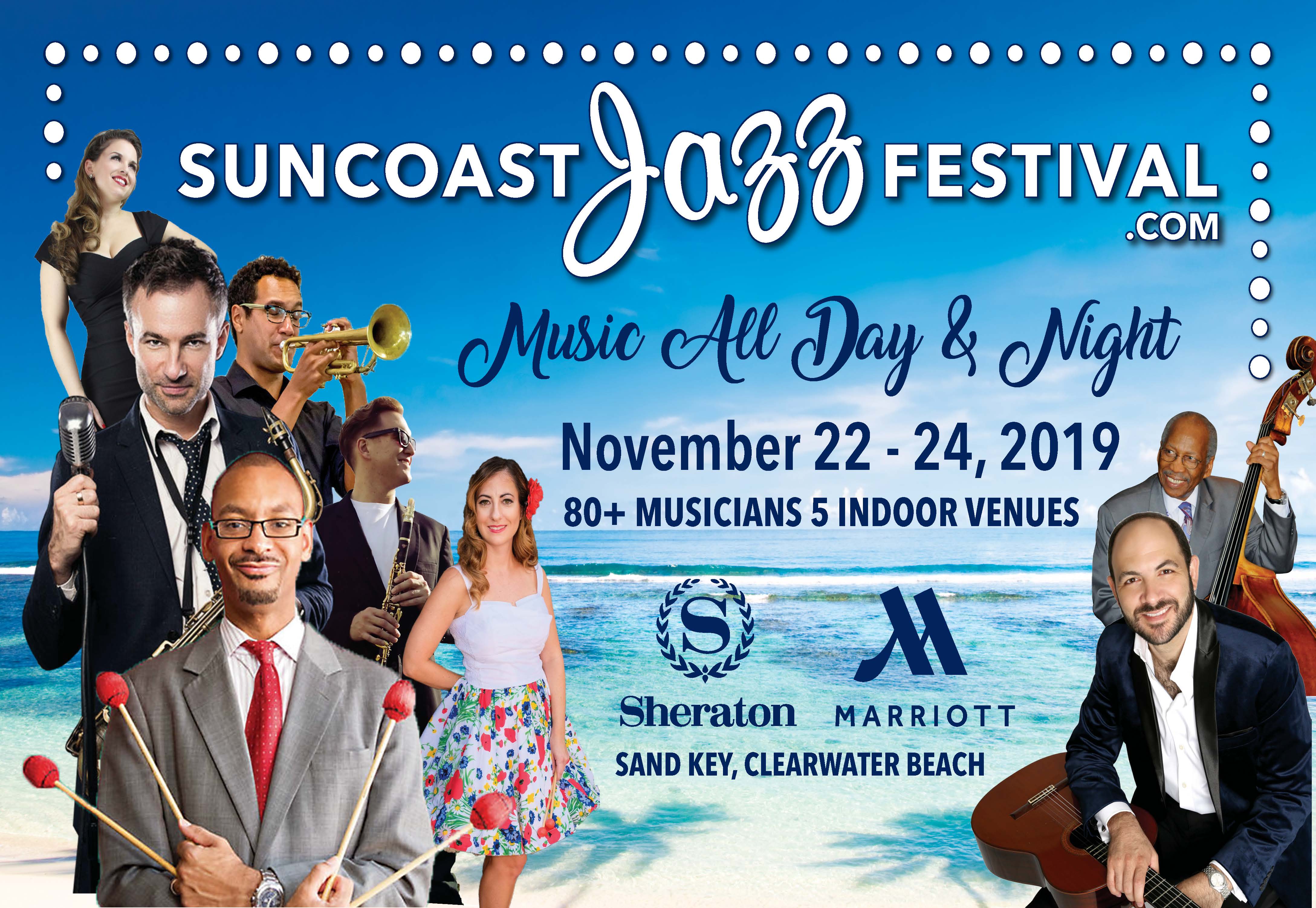 Suncoast Jazz Festival 2019 poster