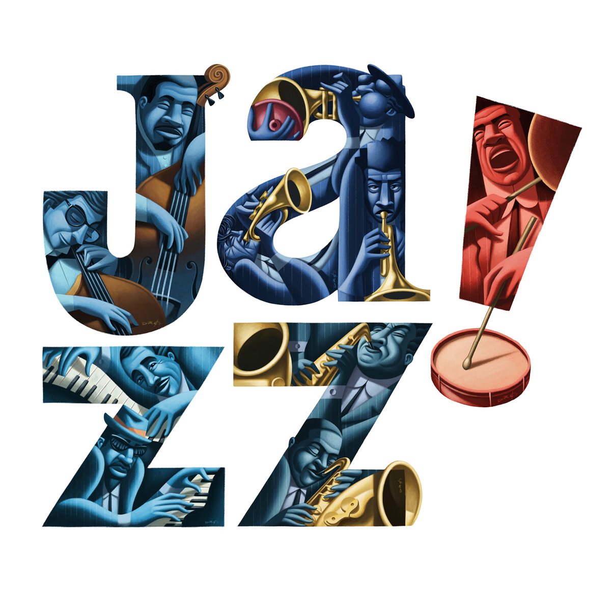 Jazz! Lettering