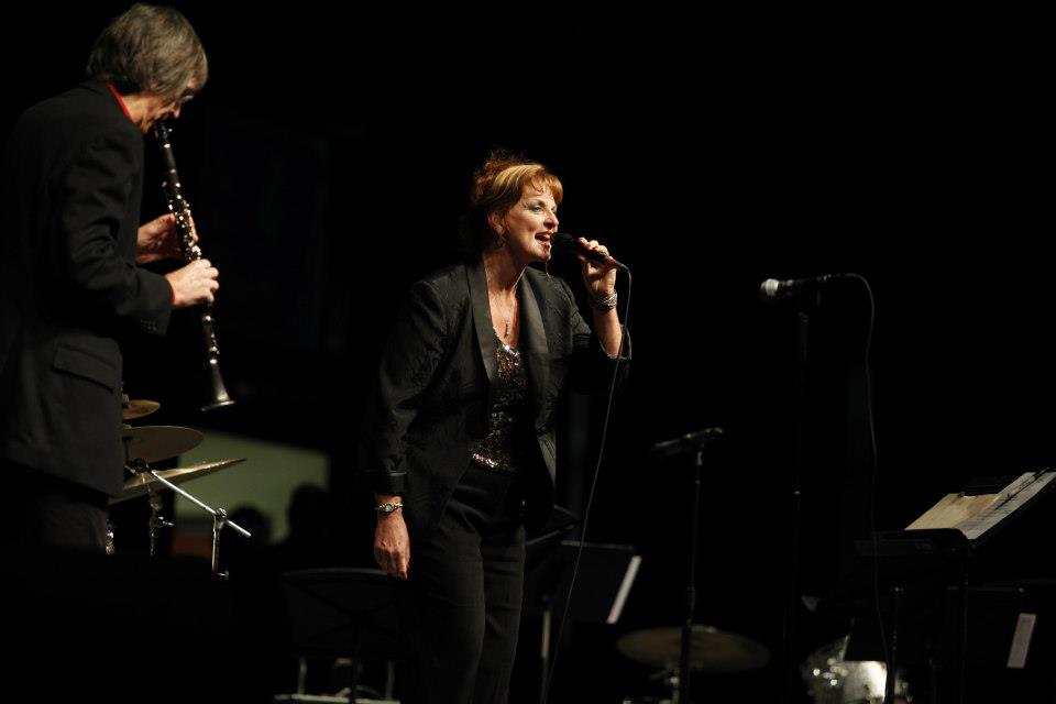 Lisa Kelly at a jazz festival 