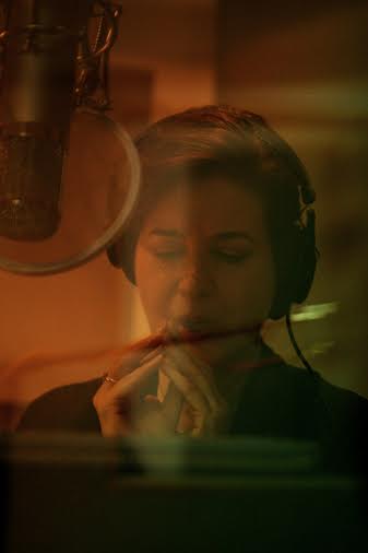Celia Berk in the Recording Studio 2015
