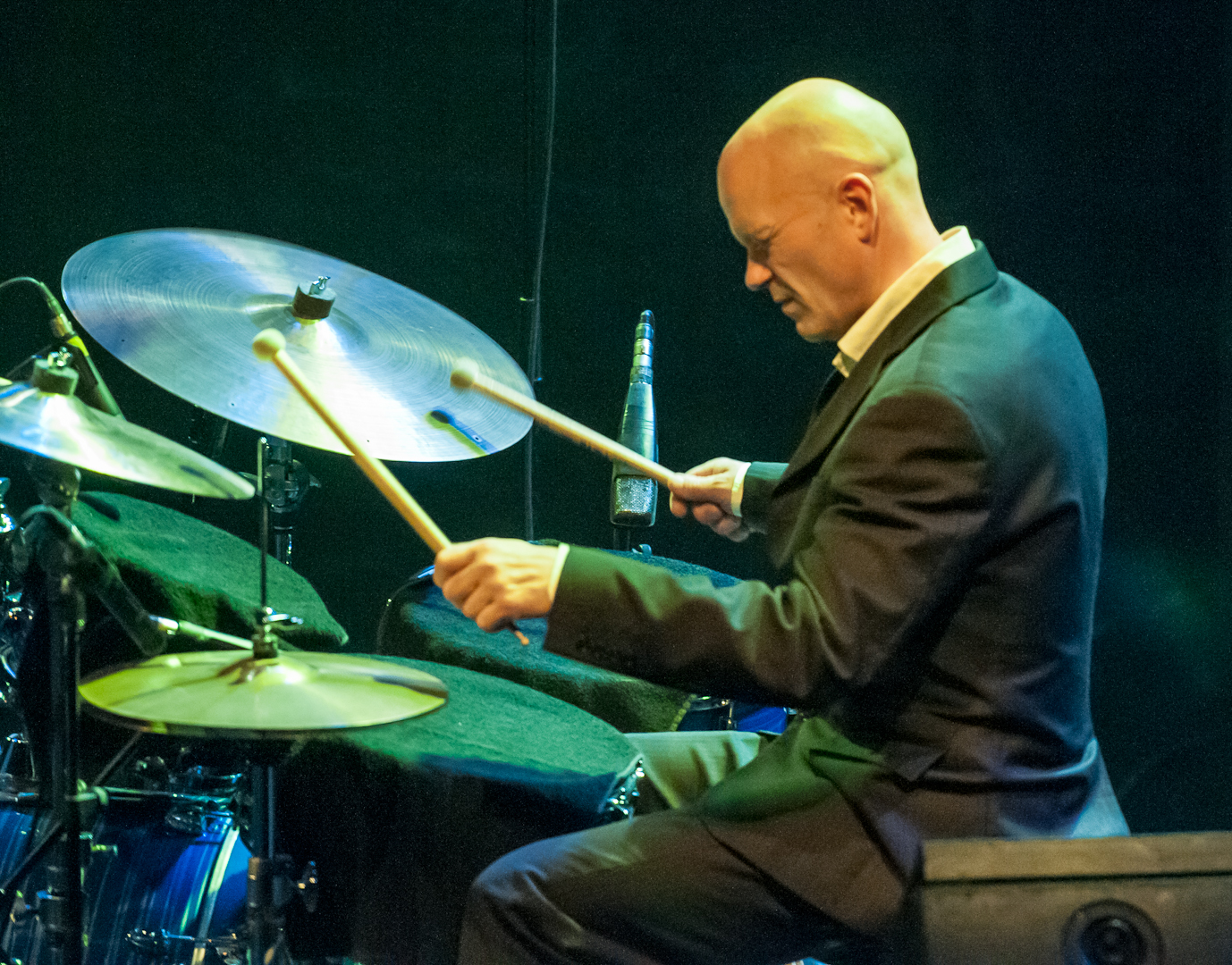 Jarle Vespestad with Tord Gustavsen at the Montreal International Jazz Festival 2012