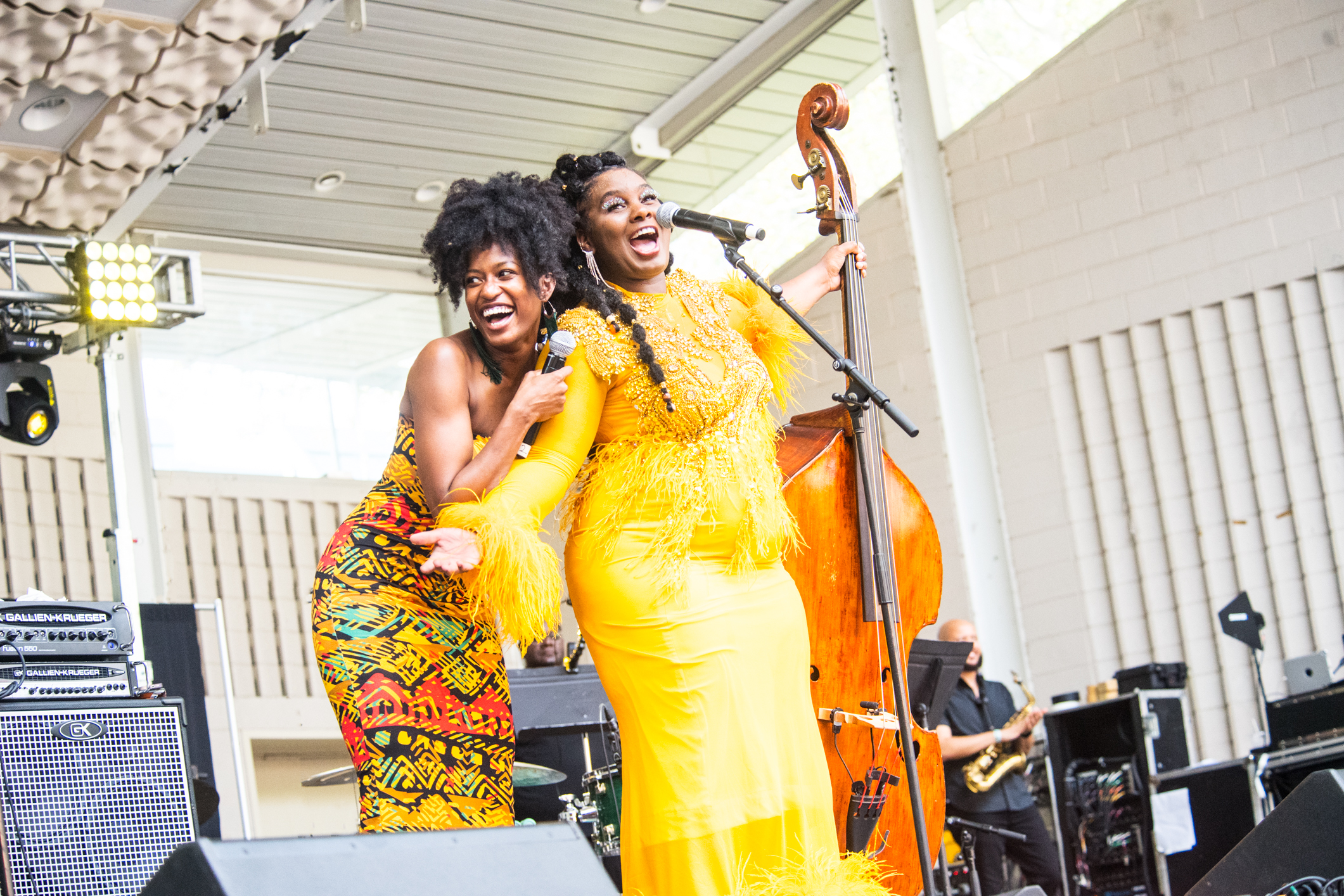 Edea Owens at the 2023 Charlie Parker Jazz Festival