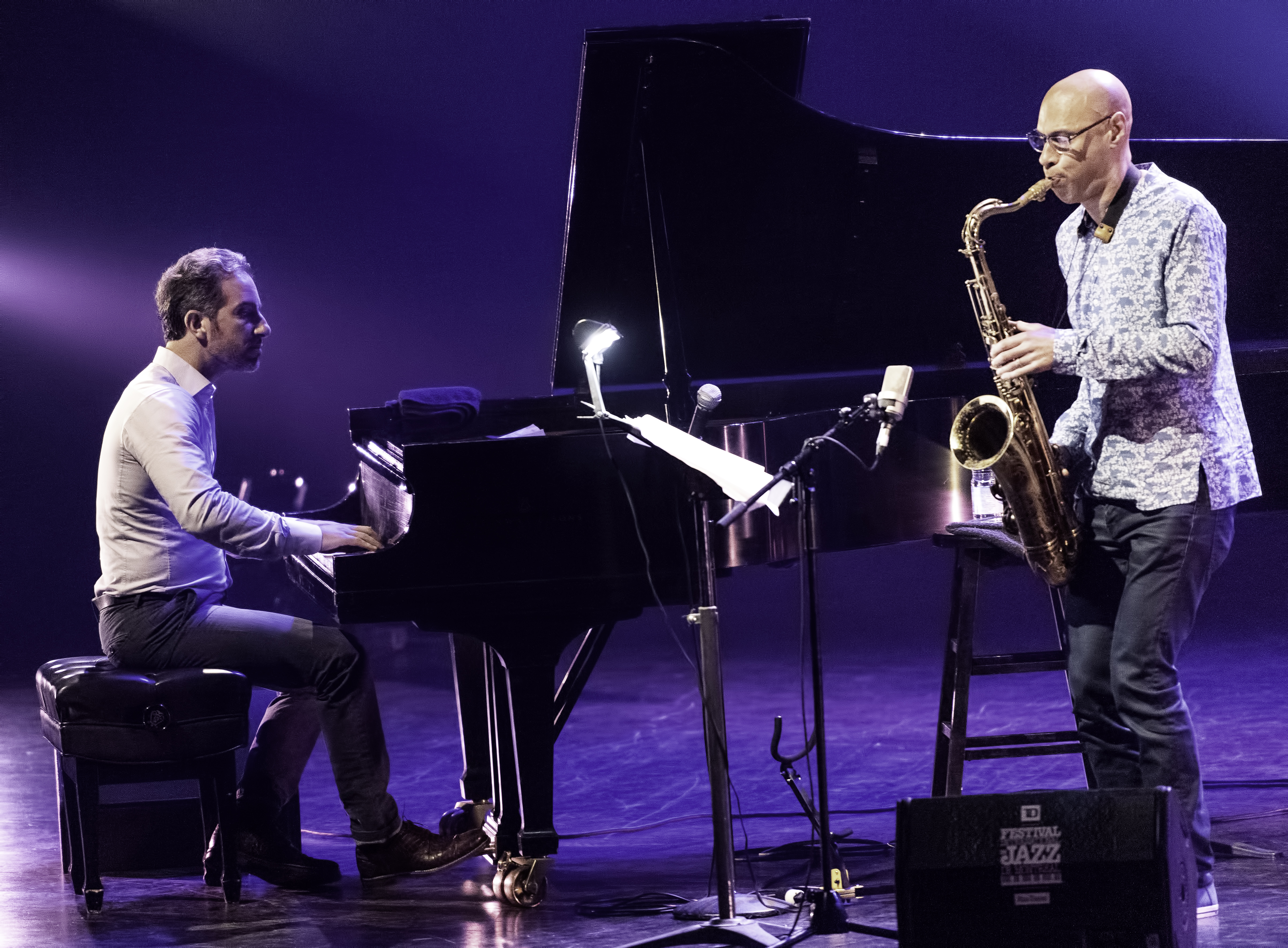 Aaron Goldberg and Joshua Redman At The Montreal International Jazz Festival 2019