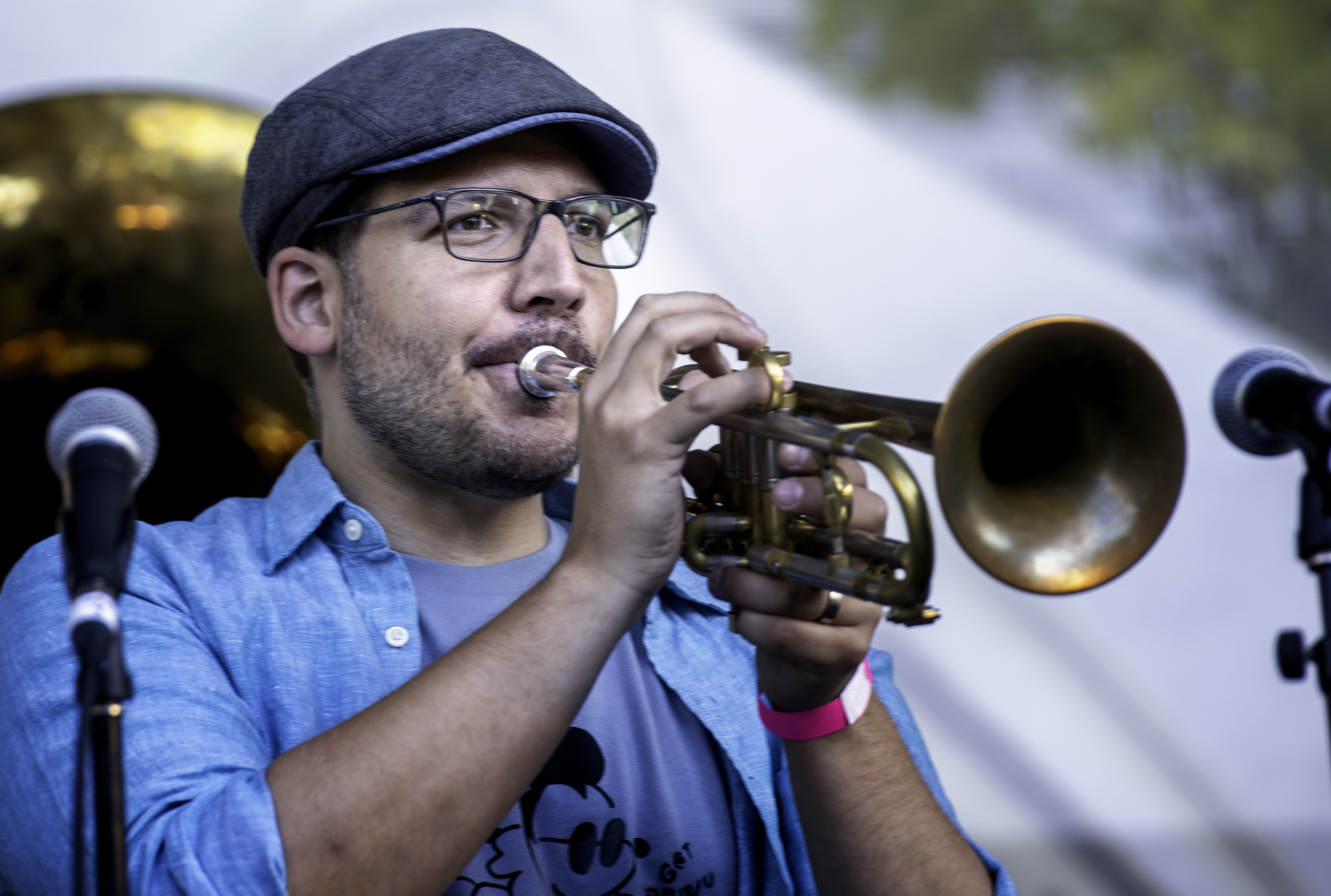 John Pittman with the Heavyweight Brass Band at the Toronto Jazz Festival 2019