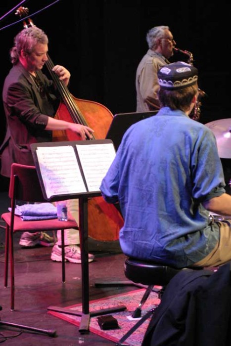 George Schuller, Ed Schuller and Lee Konitz Trio at the Amr Jazz Festival, Alhambra, Geneva, Switzerland, 2005