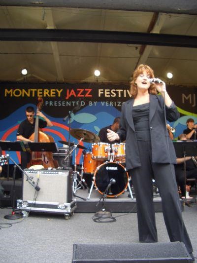 Vocalist Lisa Kelly at Monterey Jazz Festival