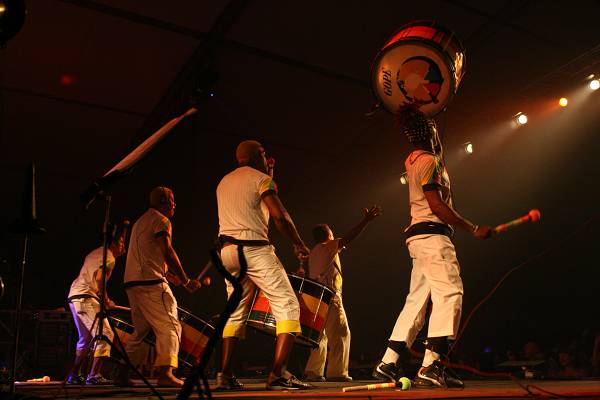 Olodum at the Swiss World Music Festival, Vernier, Geneva, Switzerland, 2005