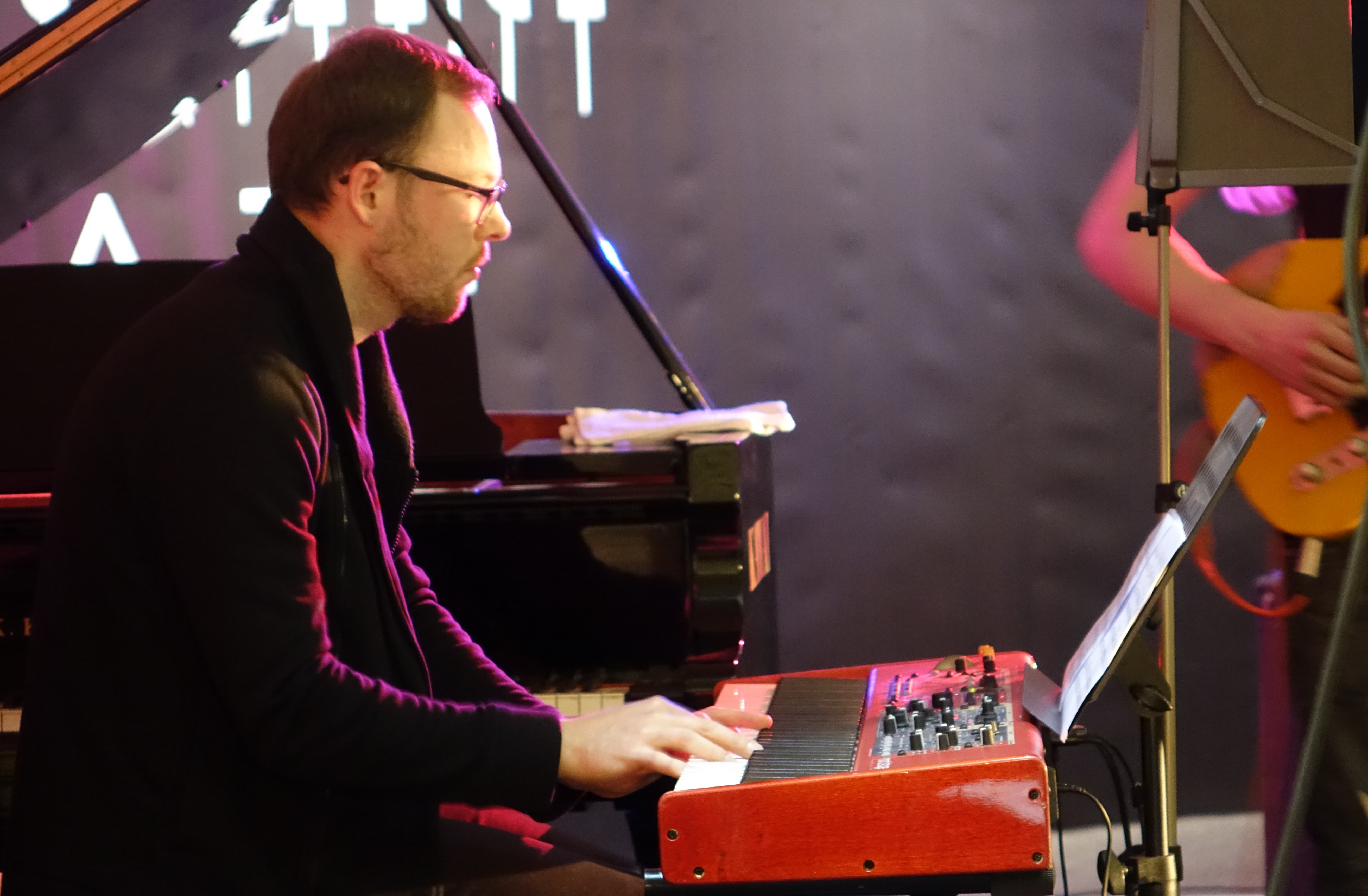 Tomas Dičiūnas at the Vilnius Mama Jazz Festival in November 2017