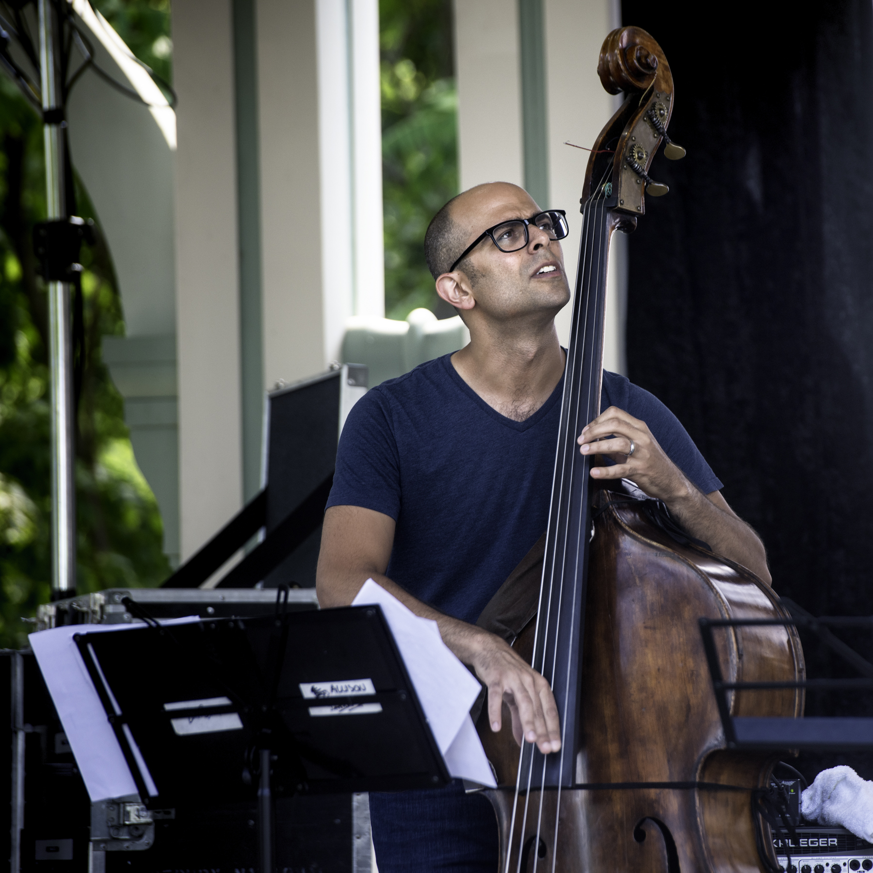 Jon Maharaj with the Allison Au Quartet at the Rex in Toronto