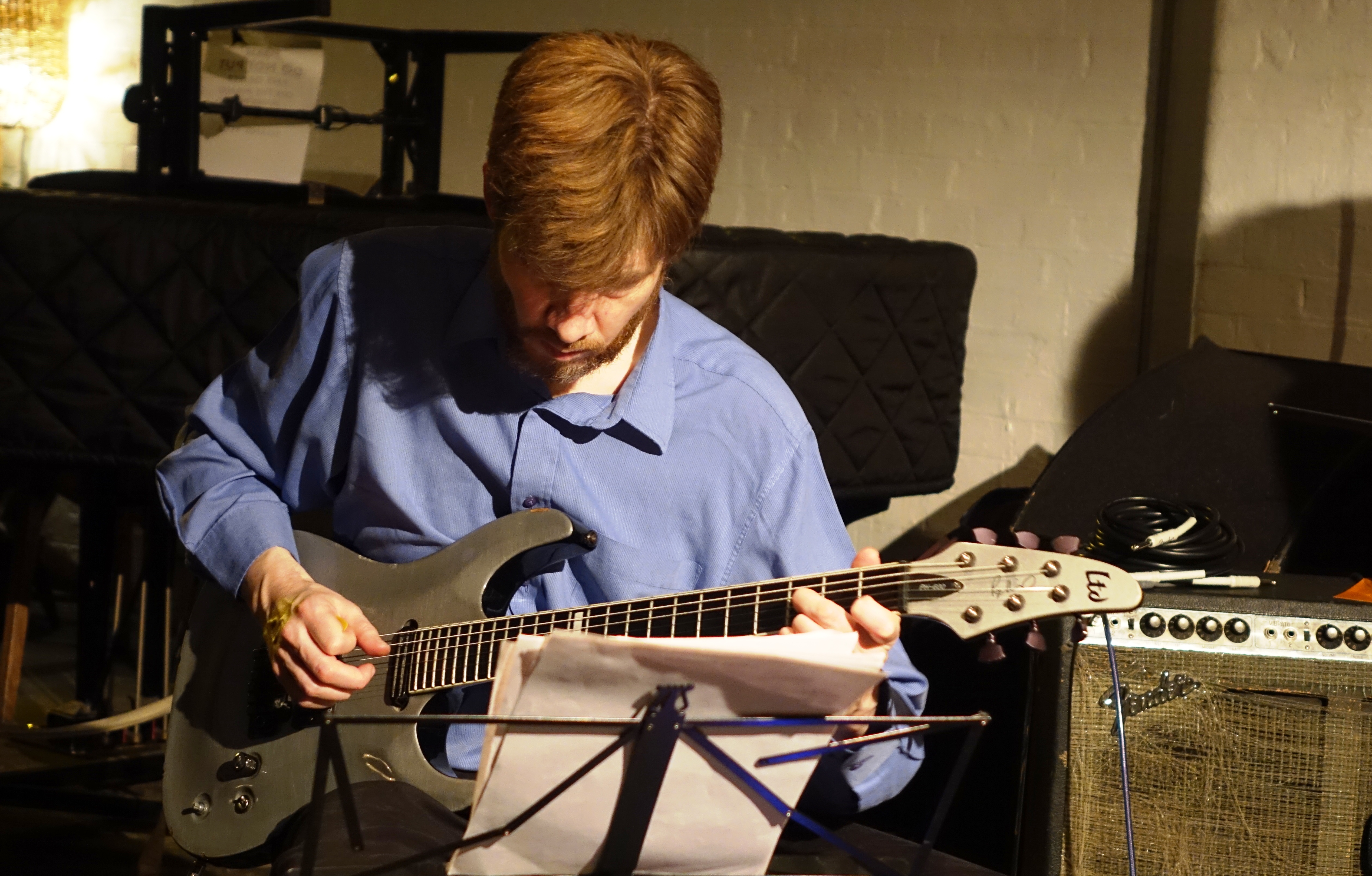 Alex Ward at Cafe Oto, London in January 2019