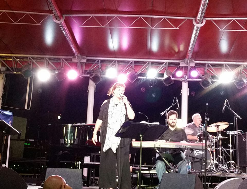 Lisa Kelly at a jazz fest