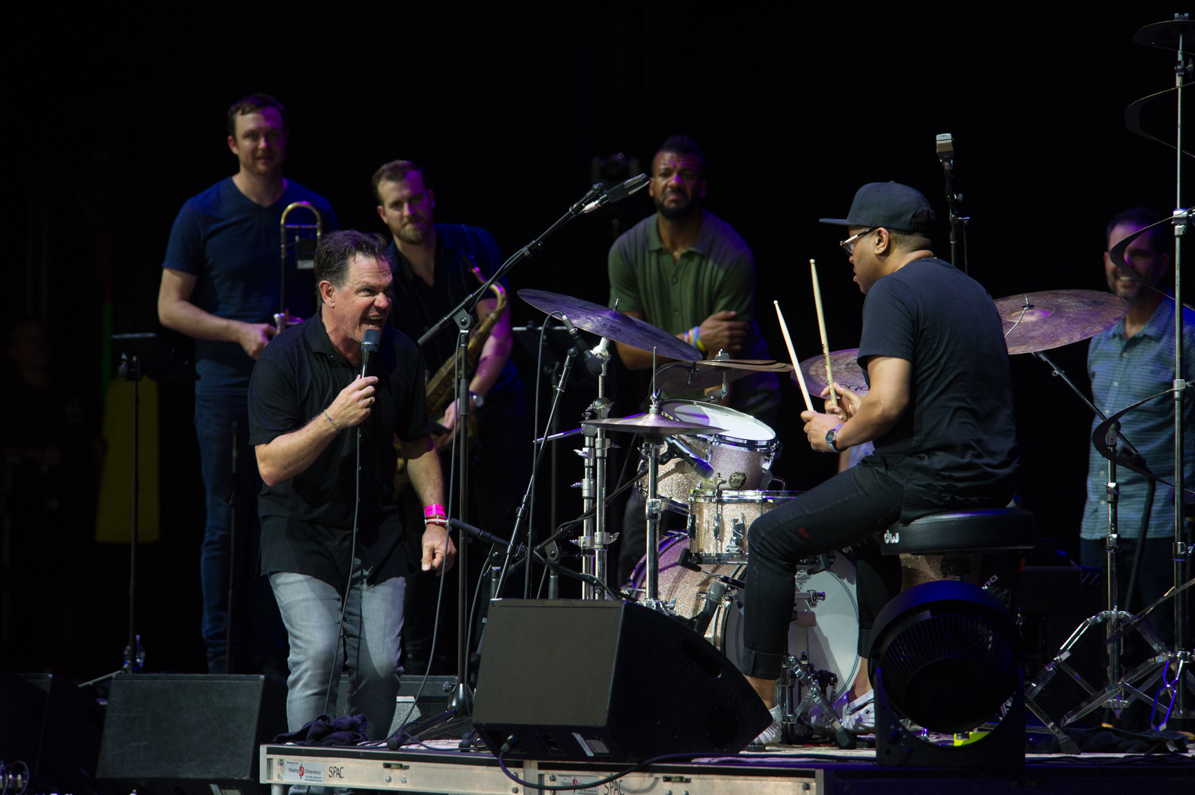 Kurt Elling at the 2022 Saratoga Jazz Festival