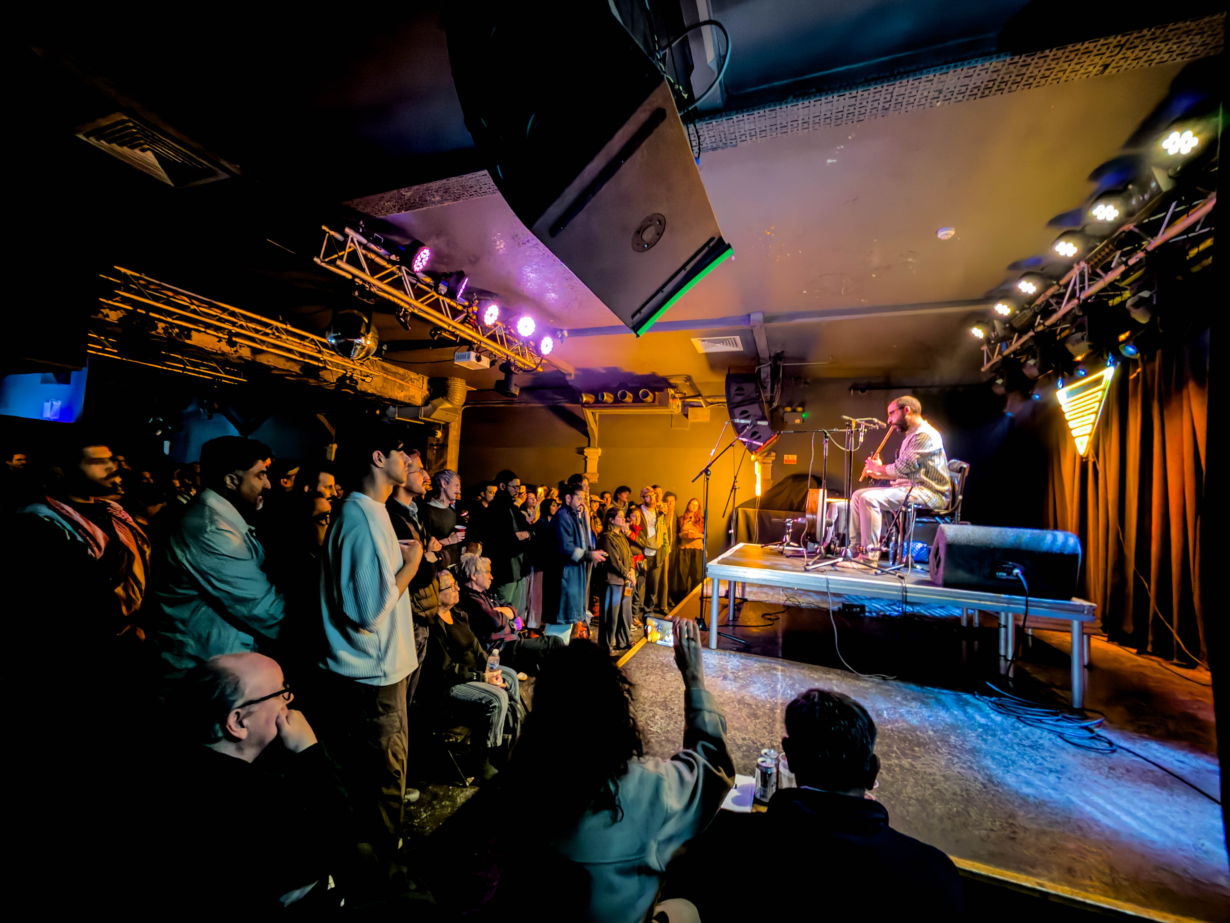Faris Ishaq performs at Oslo Bar in Hackney, London on 6 May 2025 hosted by Through The Noise (noisenigh239) — jazz photo by Richard Lipman | All About Jazz