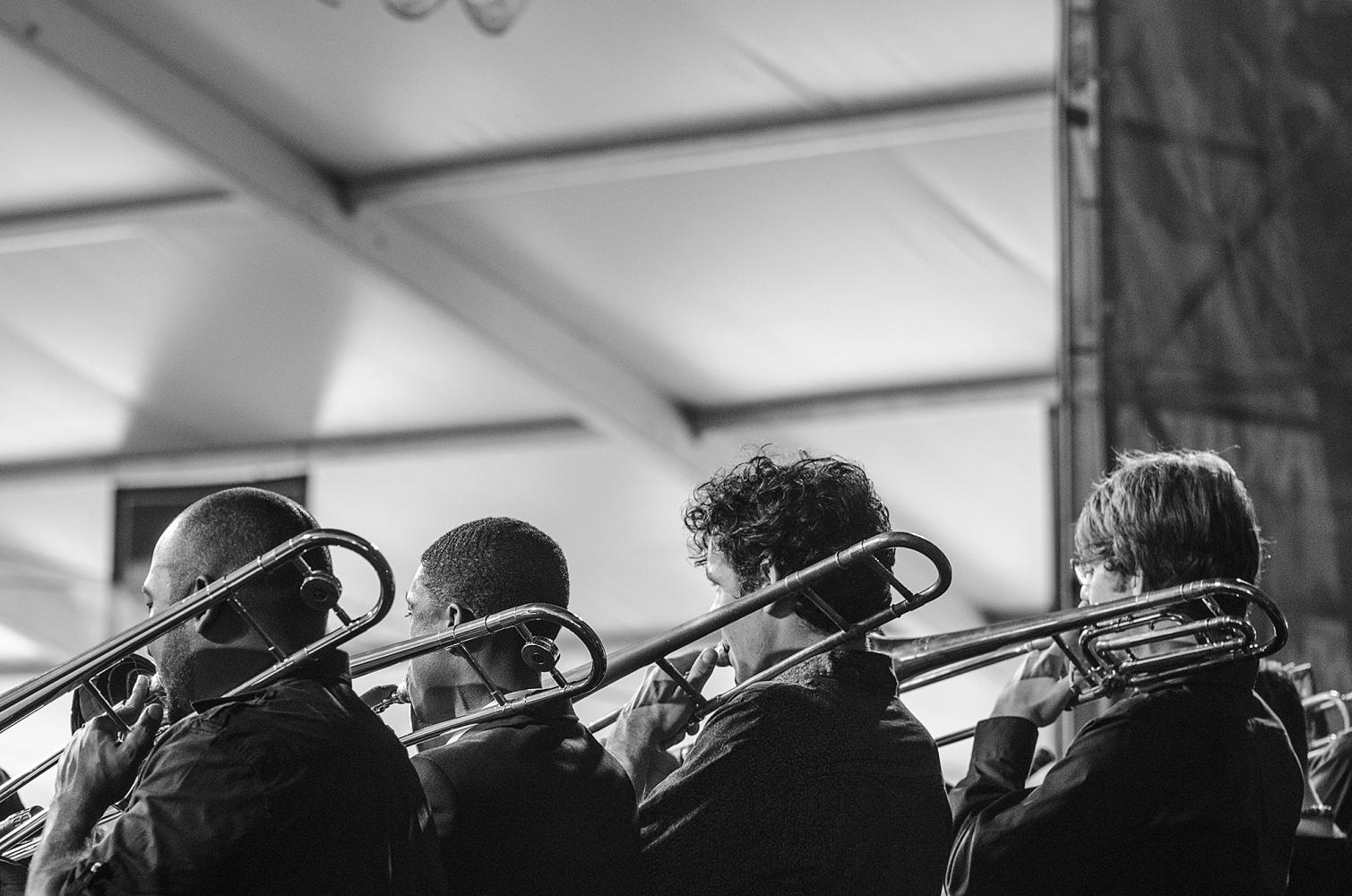 The Jesse McBride Big Band at Jazz Fest