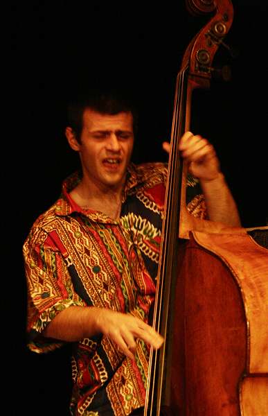 Francois Gallix with "Gilles Torrent World Jazz Sound" at la Traverse, Geneva, Switzerland, 2005