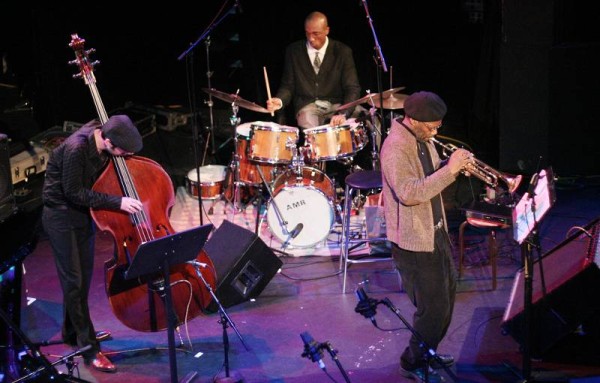 John Hebert, Eric McPherson and Charles Tolliver with the "Andrew Hill Quintet" at the Amr Jazz Festival, Alhambra, Geneva, Swit