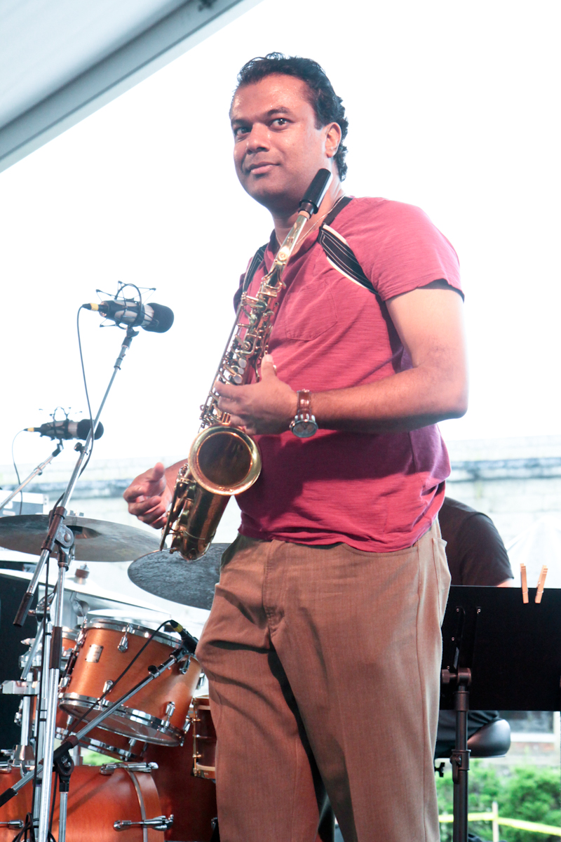 Rudresh Mahanthappa at the Newport Jazz Festival