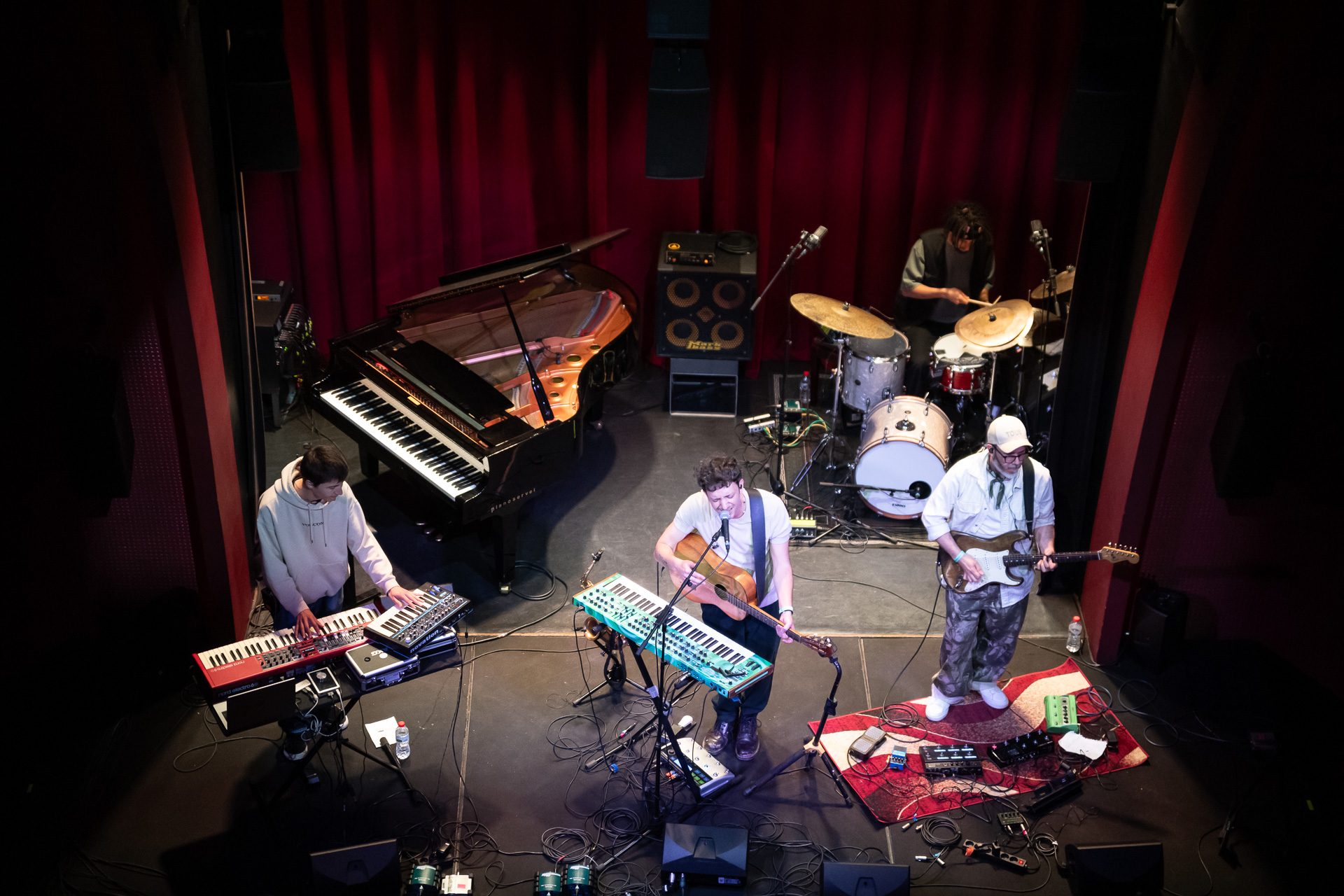 Vic Mirallas, Enric Peinado, Eudald Payés, José Benitez at Jazz I Am 2026 — jazz photo by Gabriele Guala | All About Jazz