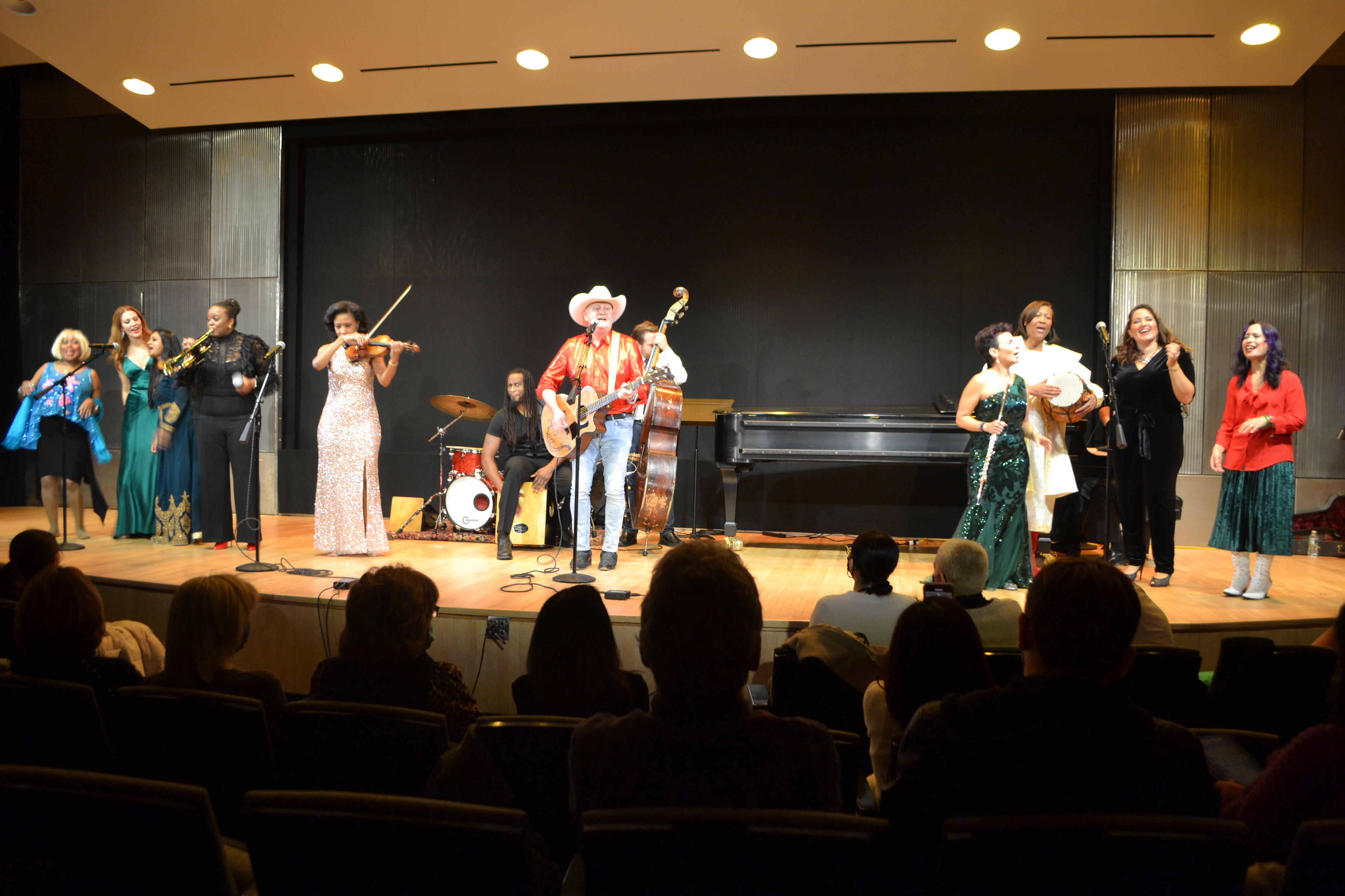 Group closing performance at Interfaith Holday Concert 2021