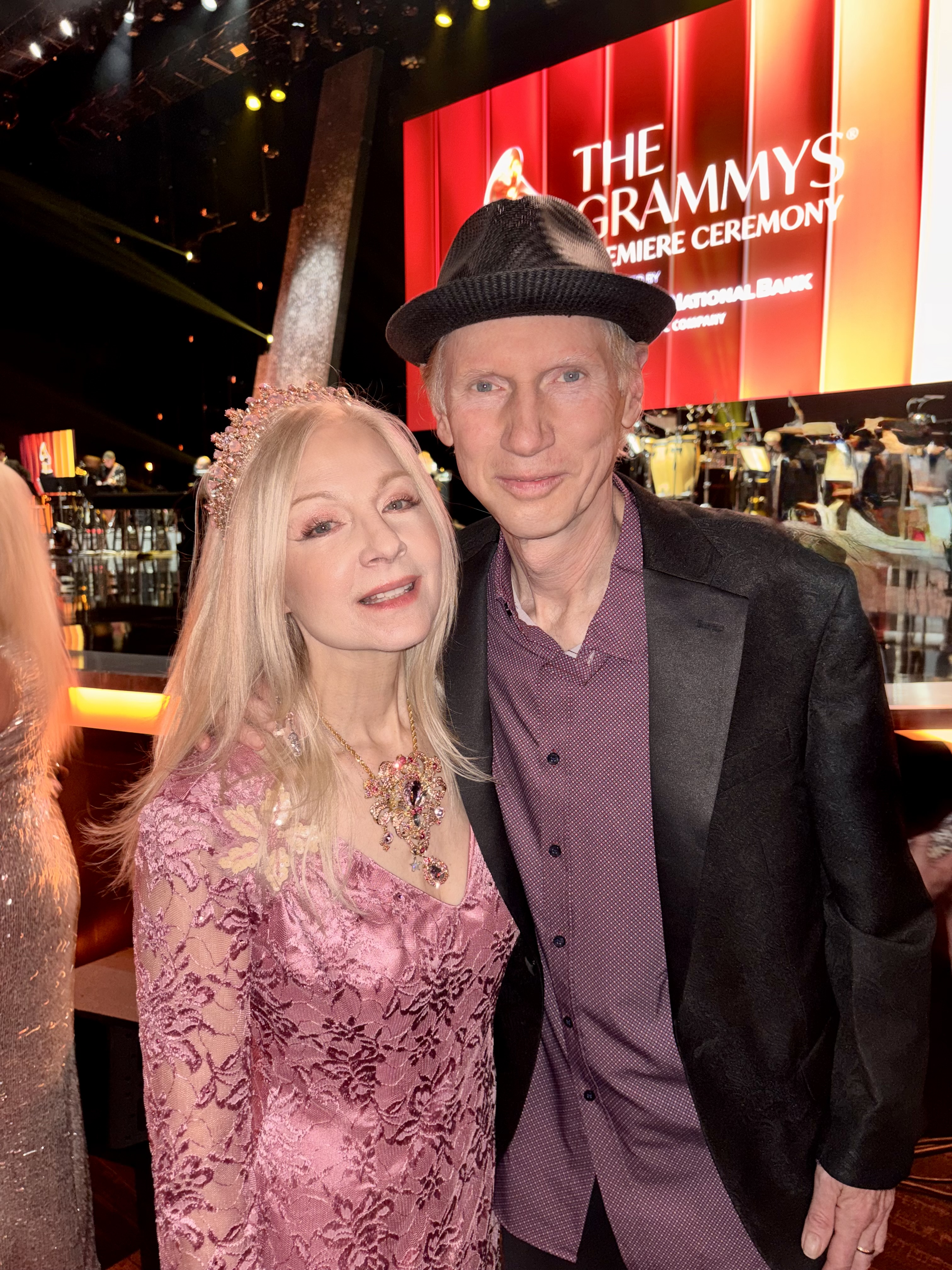 Margee Minier-Tubbs & Premik Russell Tubbs at the 68th Grammys — jazz photo by Margee Minier-Tubbs | All About Jazz