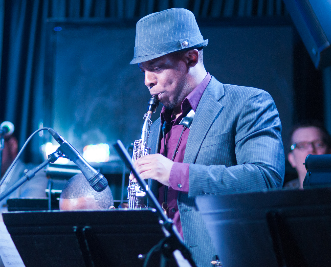 Marcus Strickland with the Wayne Shorter Tribute Big Band