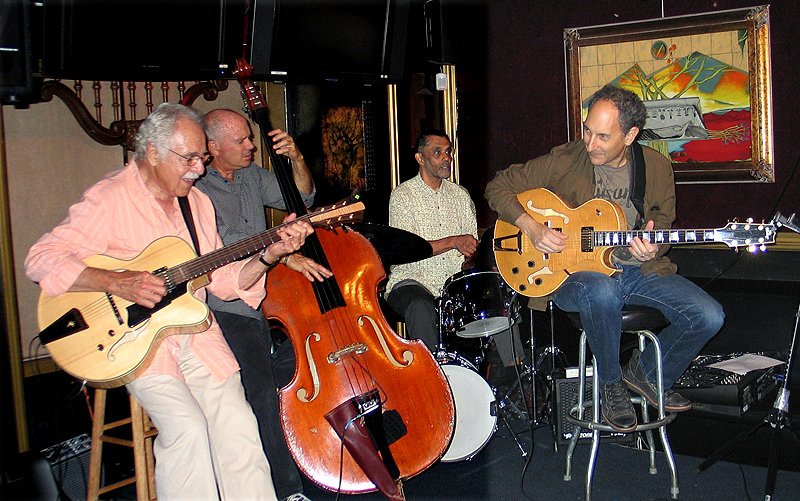 L to R: John Pisano, Ken Wild, Tim Pleasant, Dan Sawyer