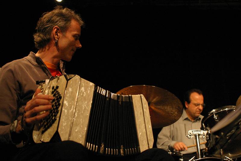 Alain Ray and Raul Esmerode with "Eduardo Kohan's Group Libertango" at L' Ecurie, Geneva, Switzerland,2005