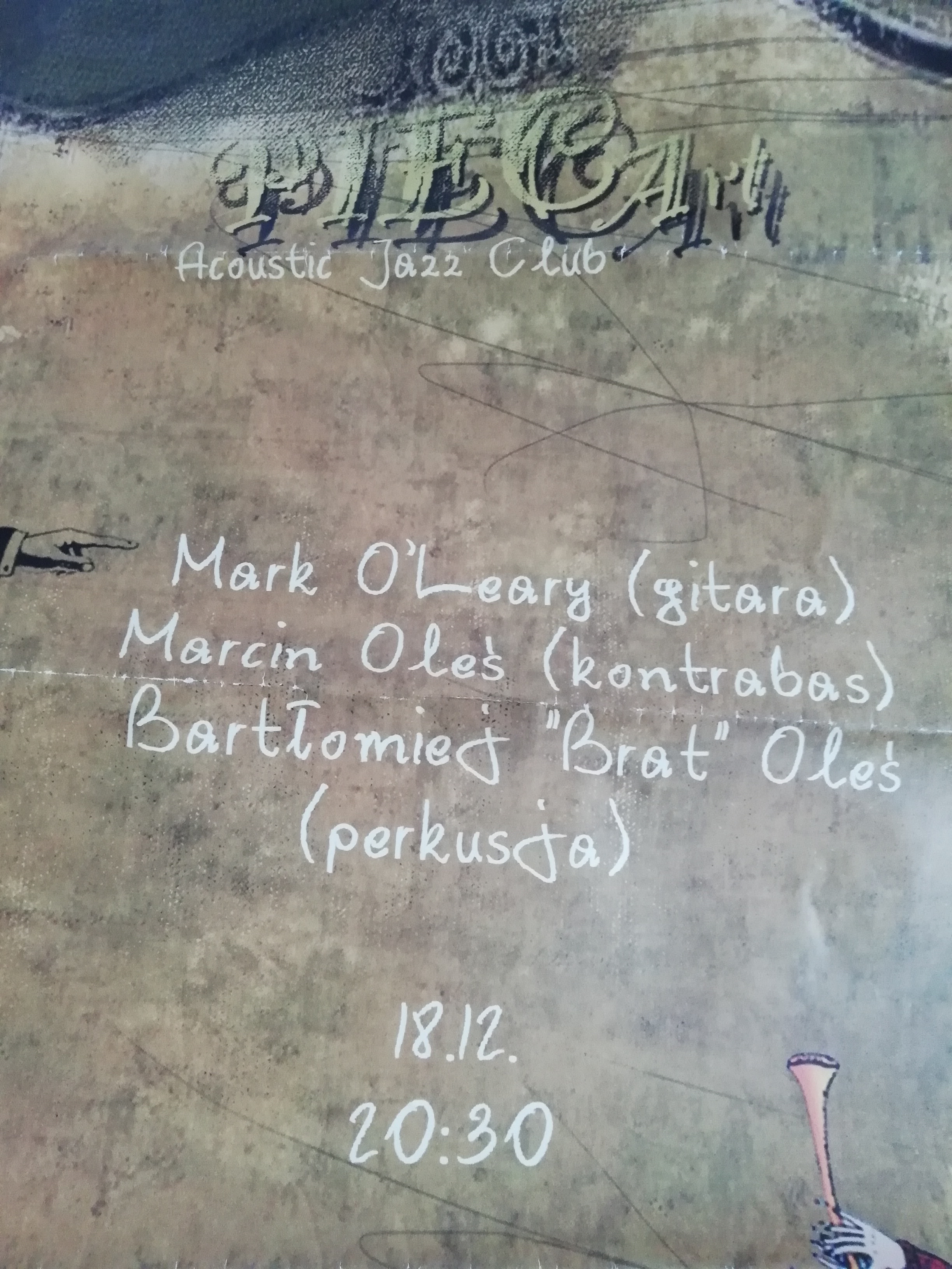 Mark O'Leary Oles brothers Poland Tour Poster