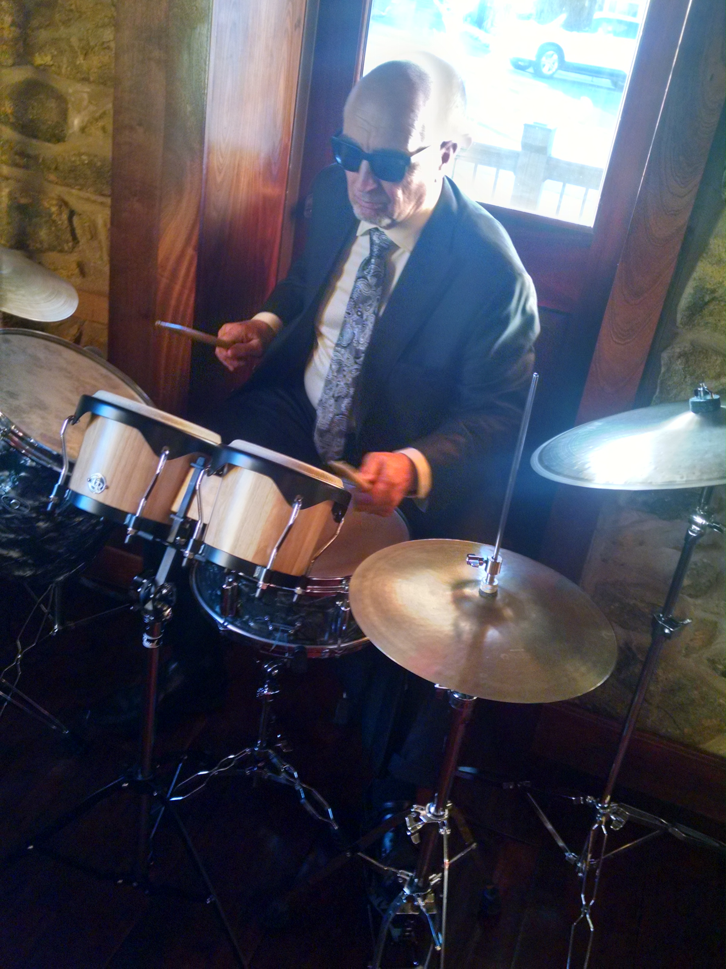 bongos on a gig